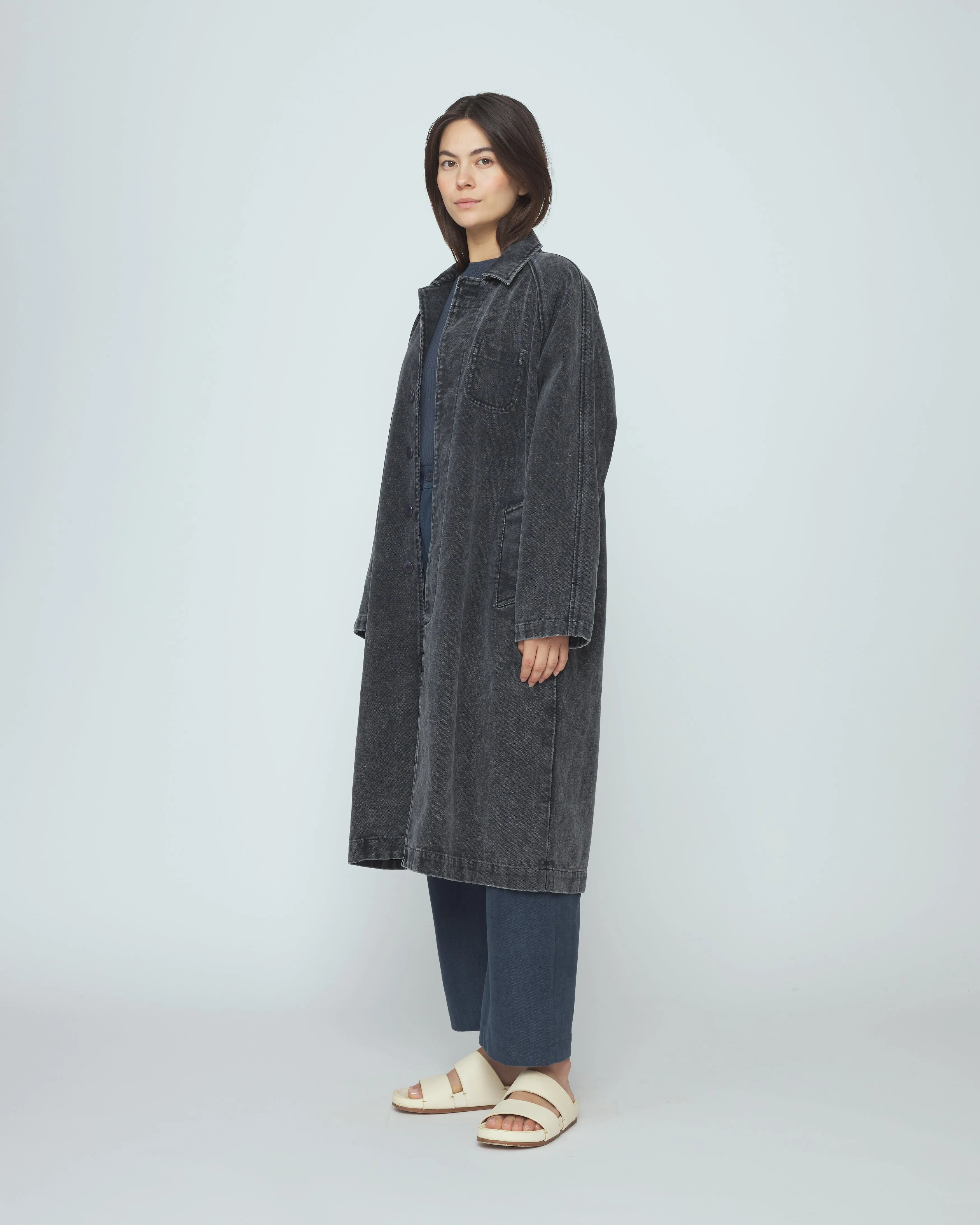 Fall Duster - SS26 - Spotted Washed Black sold by 7115 by Szeki product image thumbnail 4