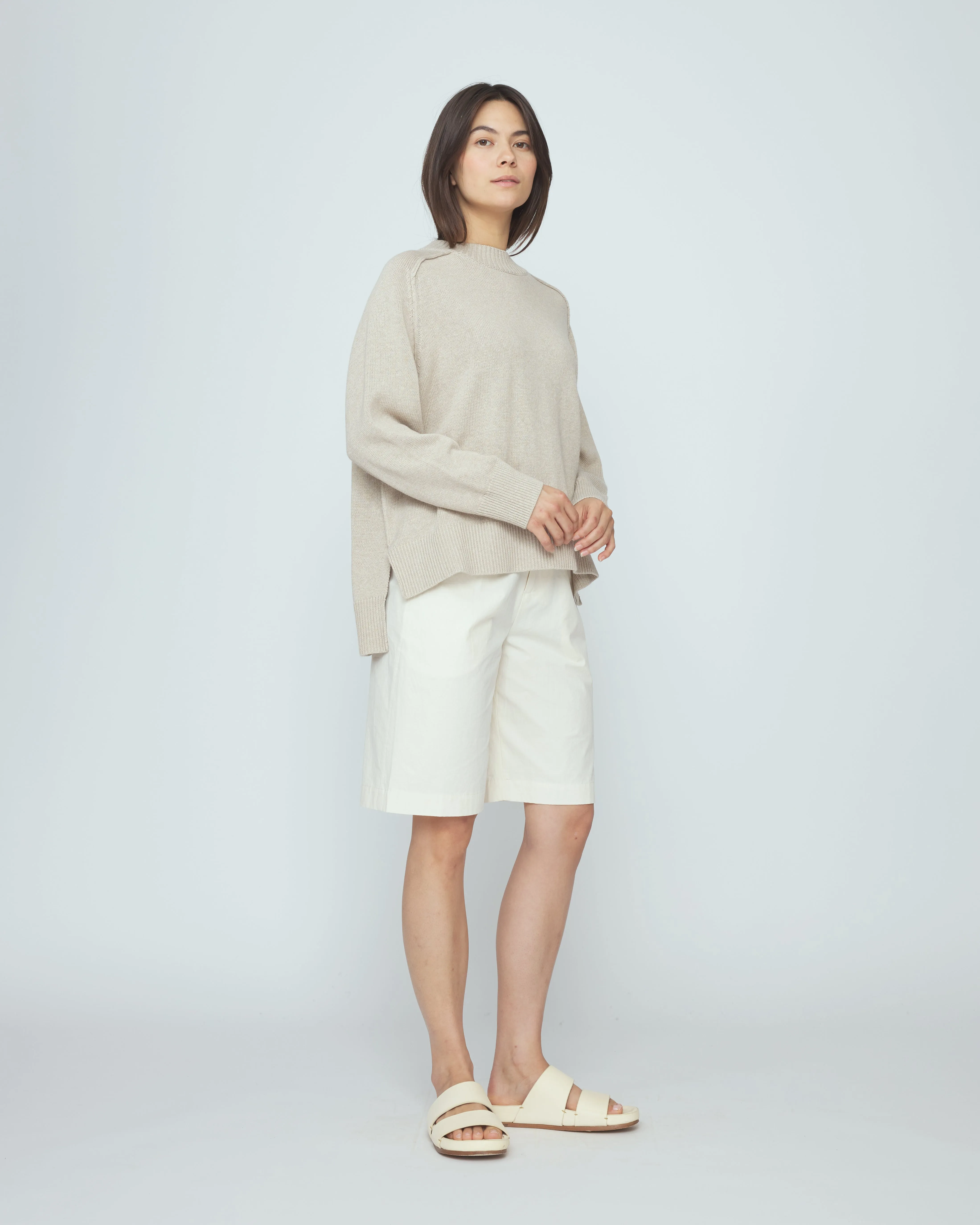 Roll Seam Pull Over - SS26 - Stone Beige sold by 7115 by Szeki product image thumbnail 4