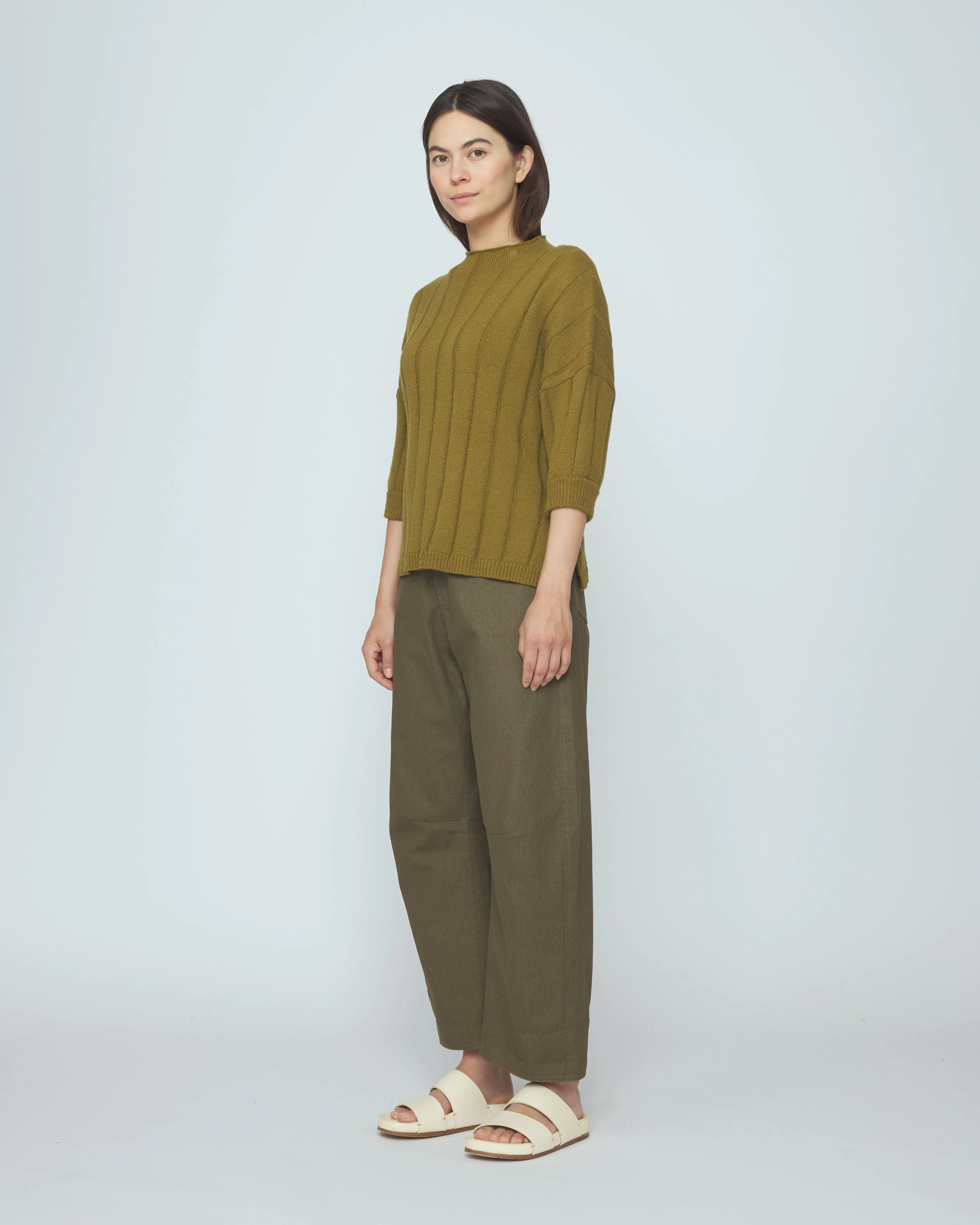 Mid Poet Mockneck Sweater - SS26 - Kelp sold by 7115 by Szeki product image thumbnail 3