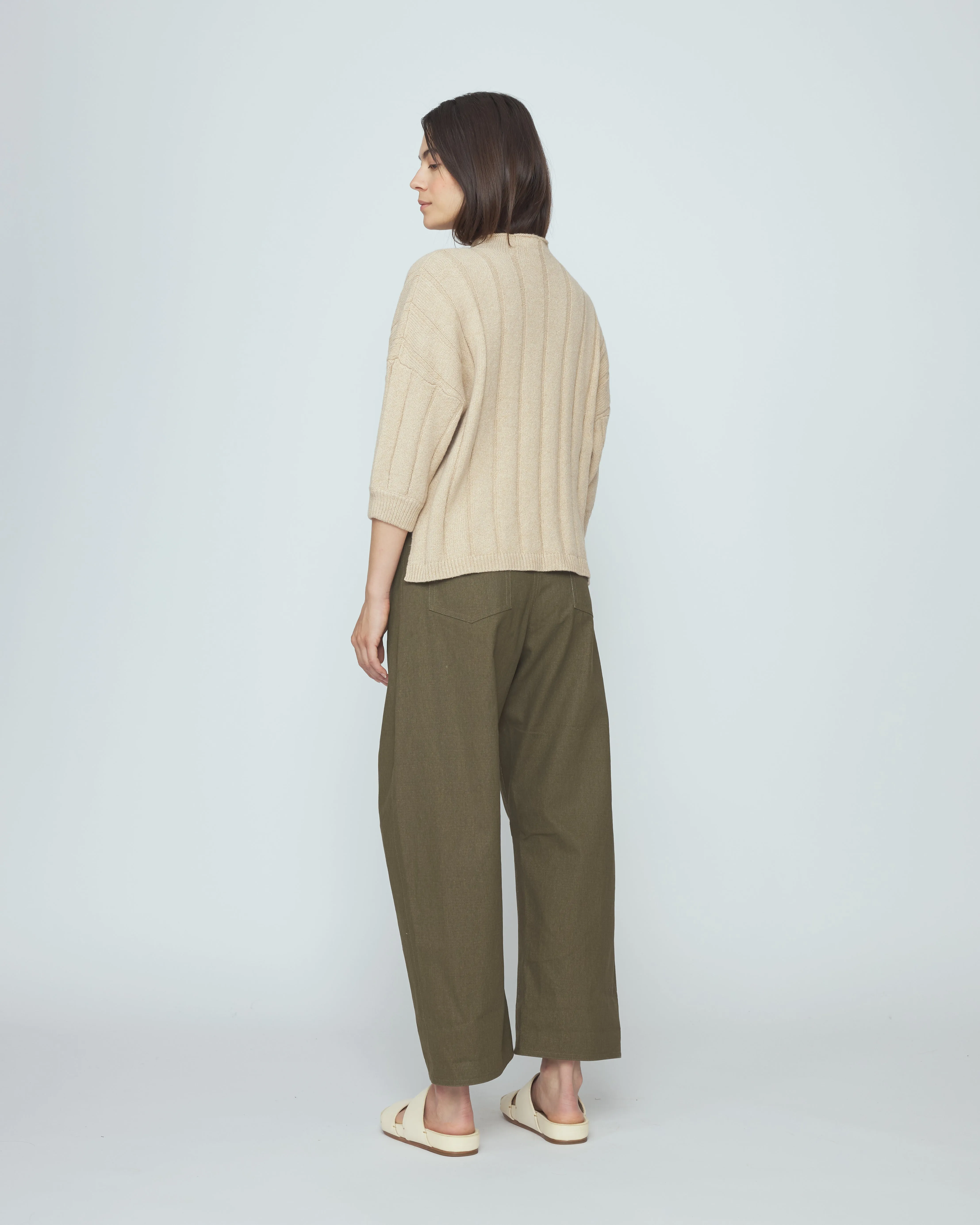 Mid Poet Mockneck Sweater - SS26 - Chickpea sold by 7115 by Szeki product image thumbnail 4