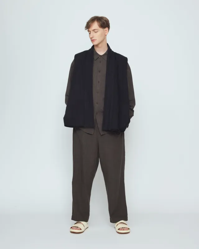 Reversible Vest - SS26 - Black made by 7115 by Szeki