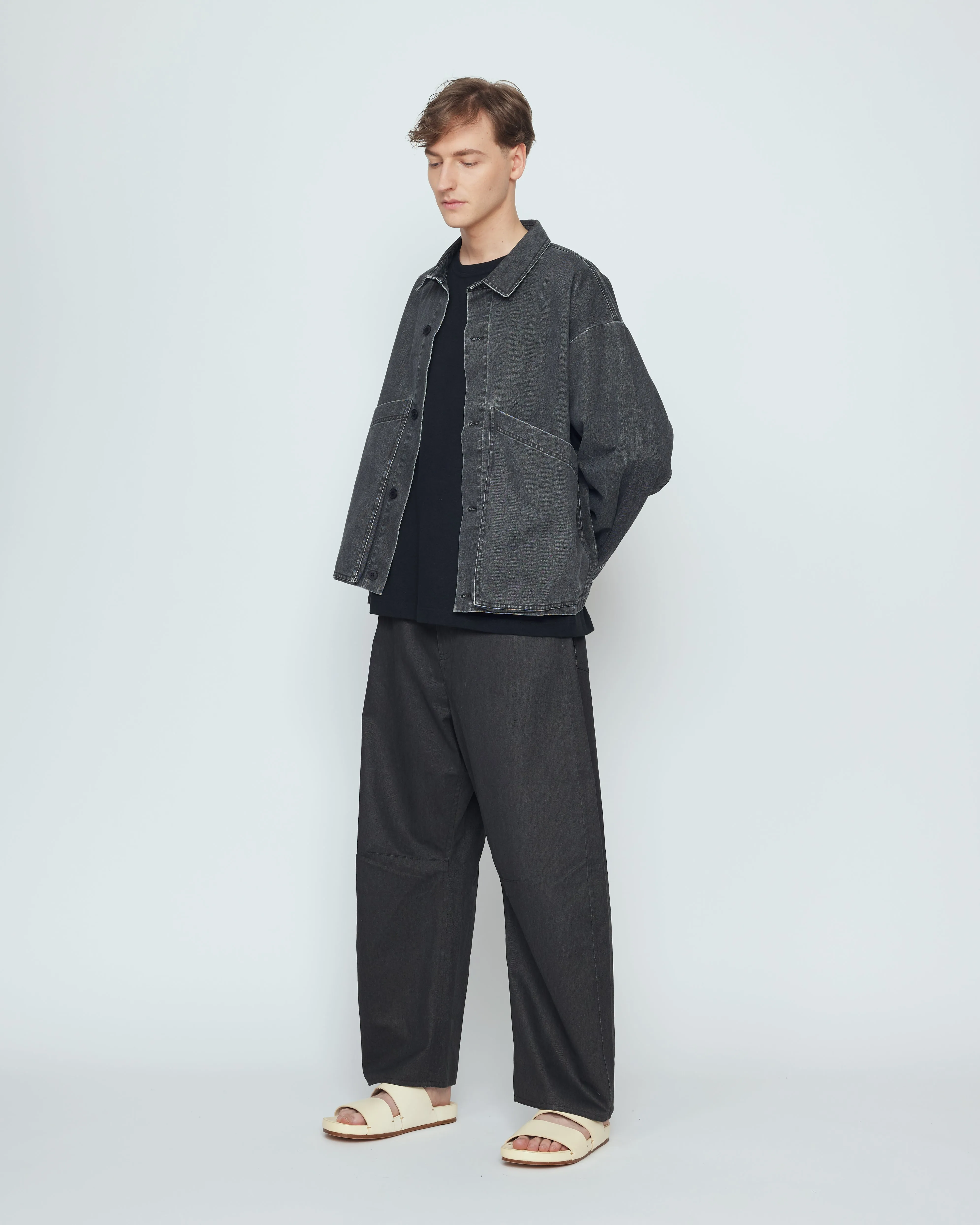 Signature Panel Pockets Jacket - Spring Edition - Washed Black sold by 7115 by Szeki