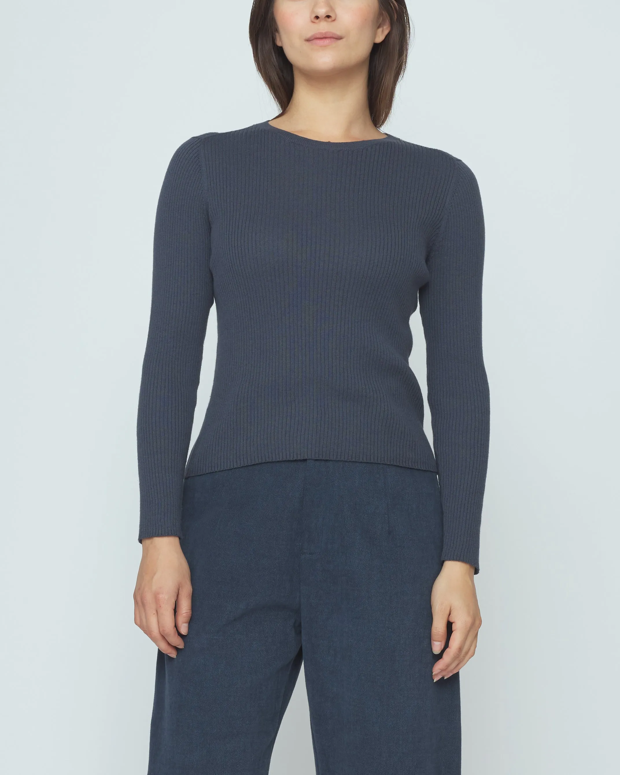 Ribbed Long Sleeves - SS26 - Stone Navy sold by 7115 by Szeki product image thumbnail 4