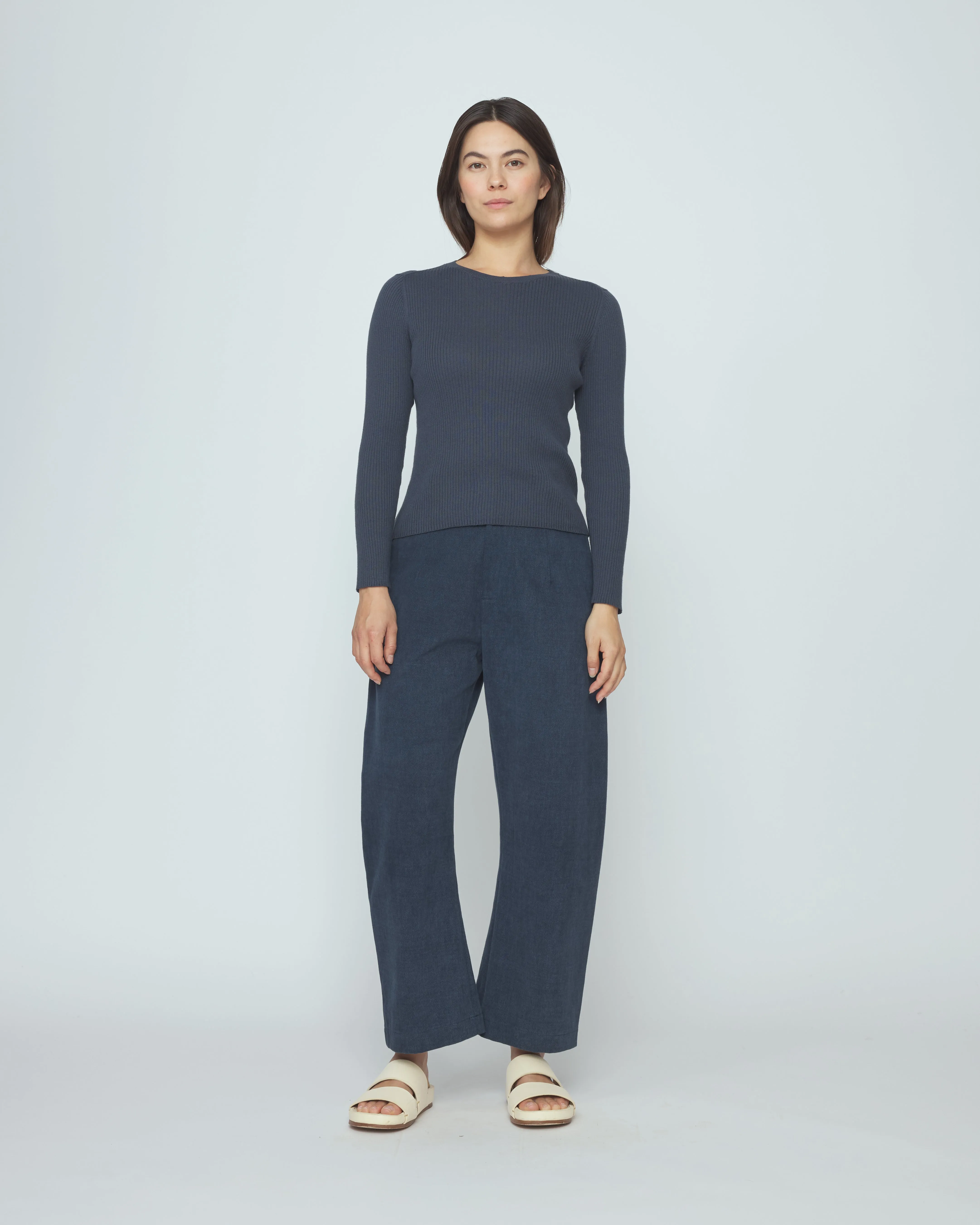 Ribbed Long Sleeves - SS26 - Stone Navy sold by 7115 by Szeki product image thumbnail 3