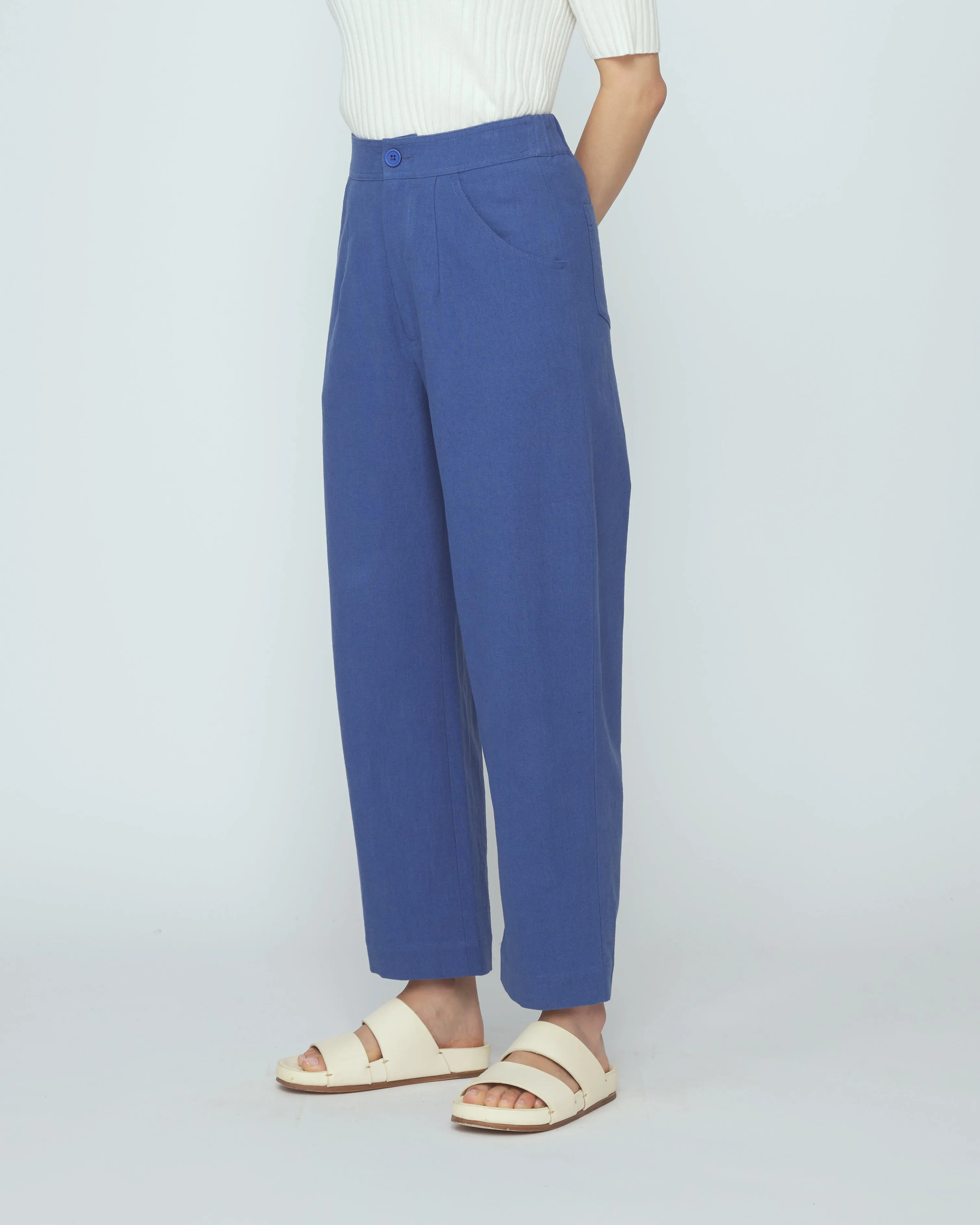 Signature Curve Legged Trouser - Canvas Edition - French Blue sold by 7115 by Szeki product image thumbnail 2