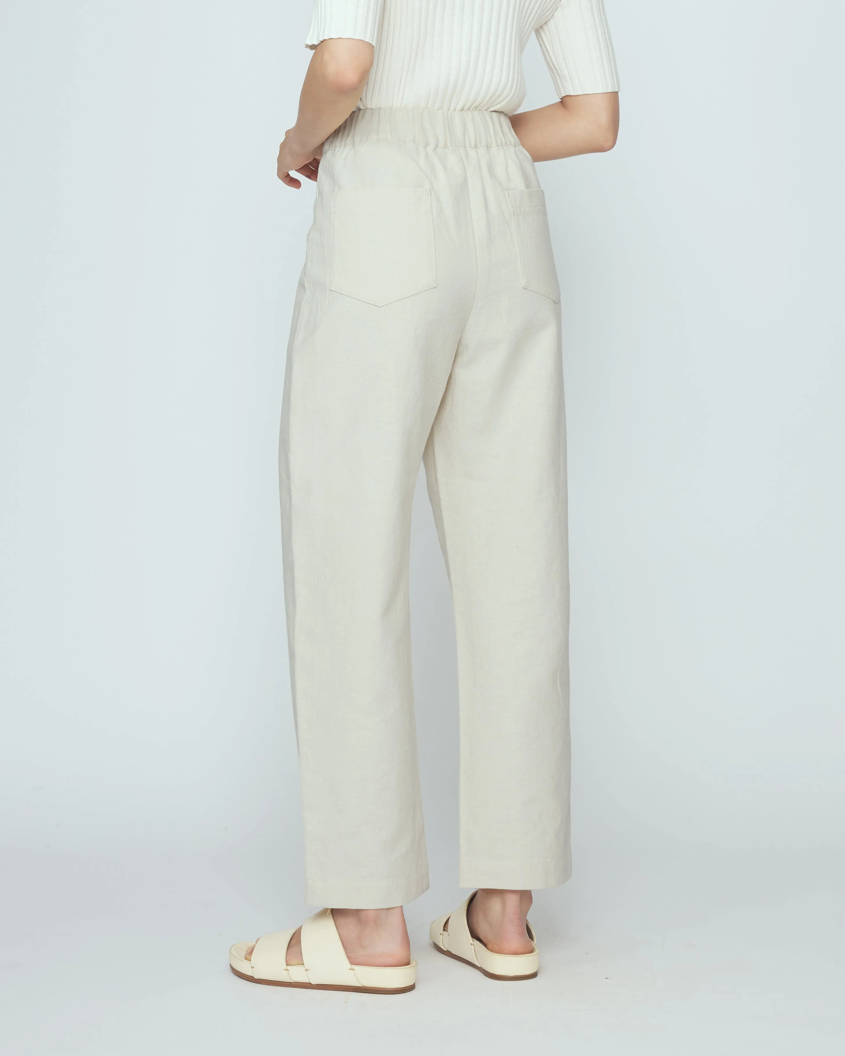 Signature Curve Legged Trouser - Canvas Edition - Oatmeal sold by 7115 by Szeki product image thumbnail 2