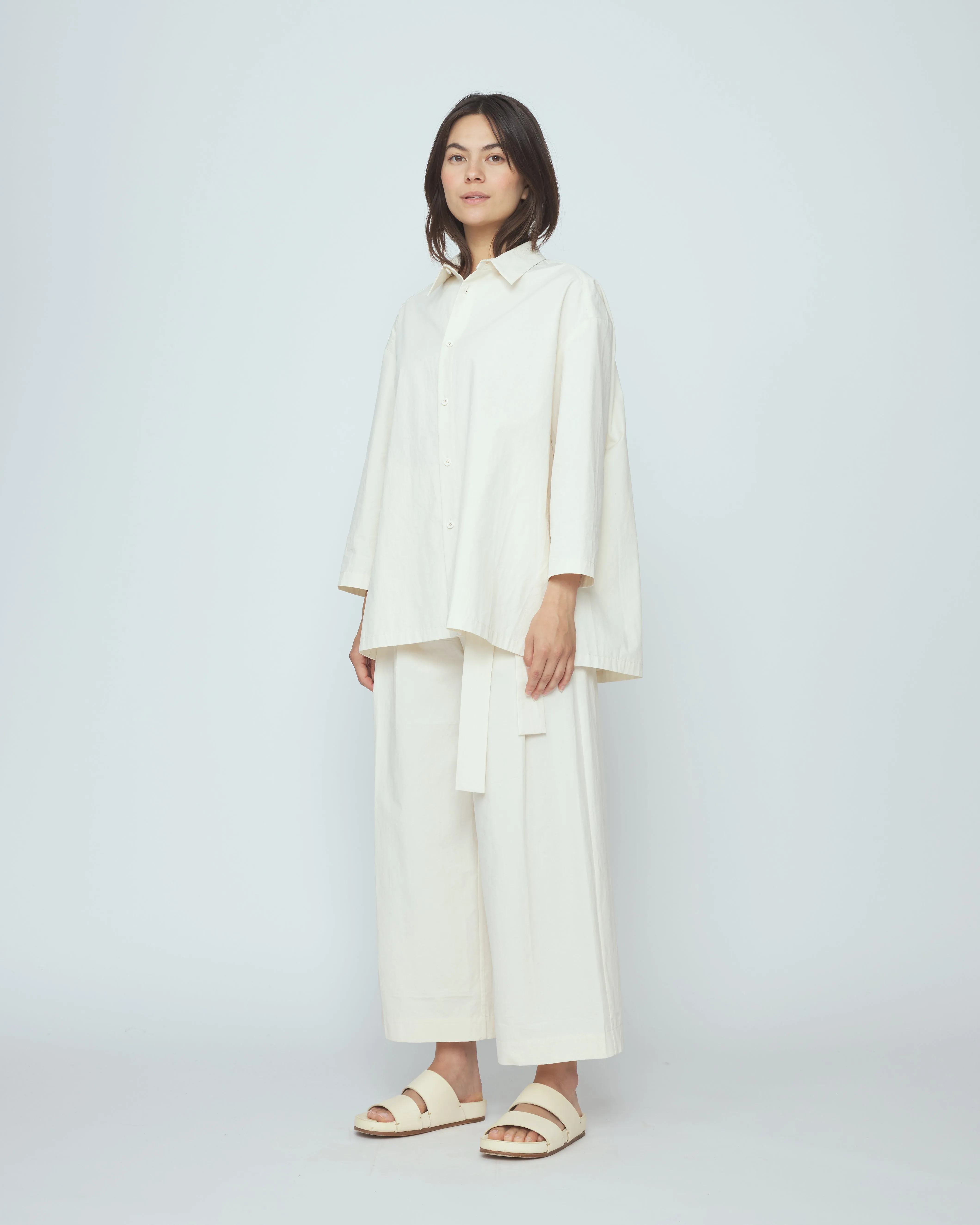 Papery 3/4 Button Up - SS26 - Rice White sold by 7115 by Szeki product image thumbnail 5