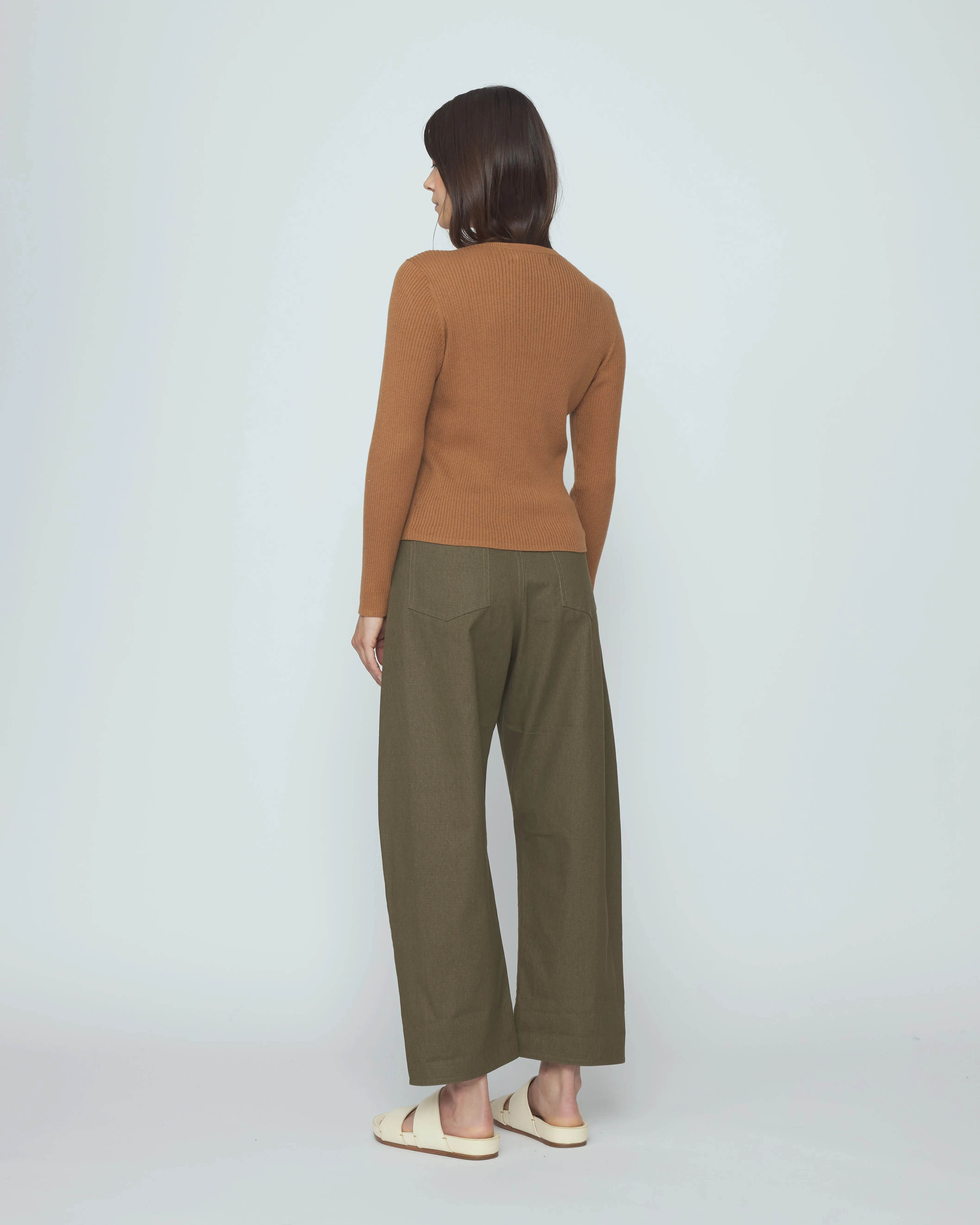 Ribbed Long Sleeves - SS26 - Rust sold by 7115 by Szeki product image thumbnail 5