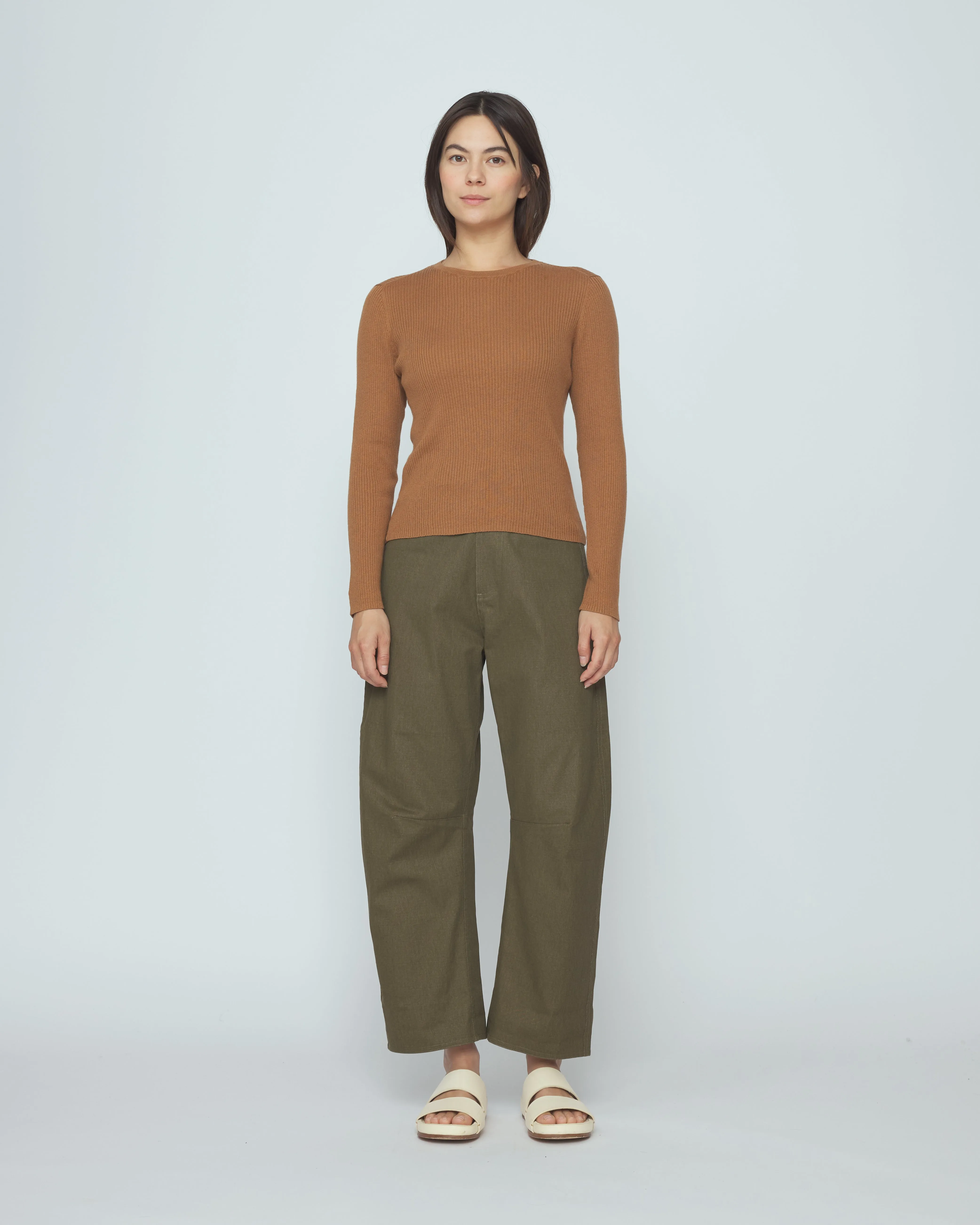 Ribbed Long Sleeves - SS26 - Rust sold by 7115 by Szeki product image thumbnail 3