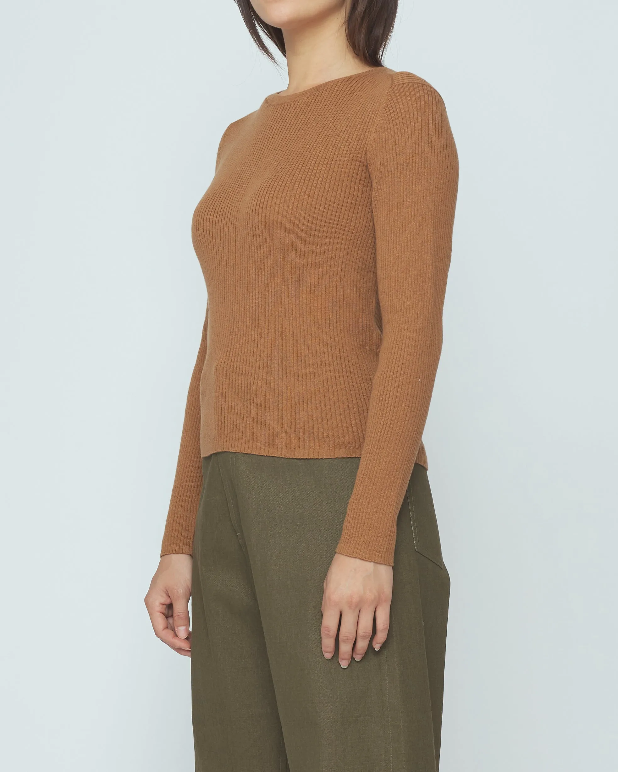 Ribbed Long Sleeves - SS26 - Rust sold by 7115 by Szeki product image thumbnail 2