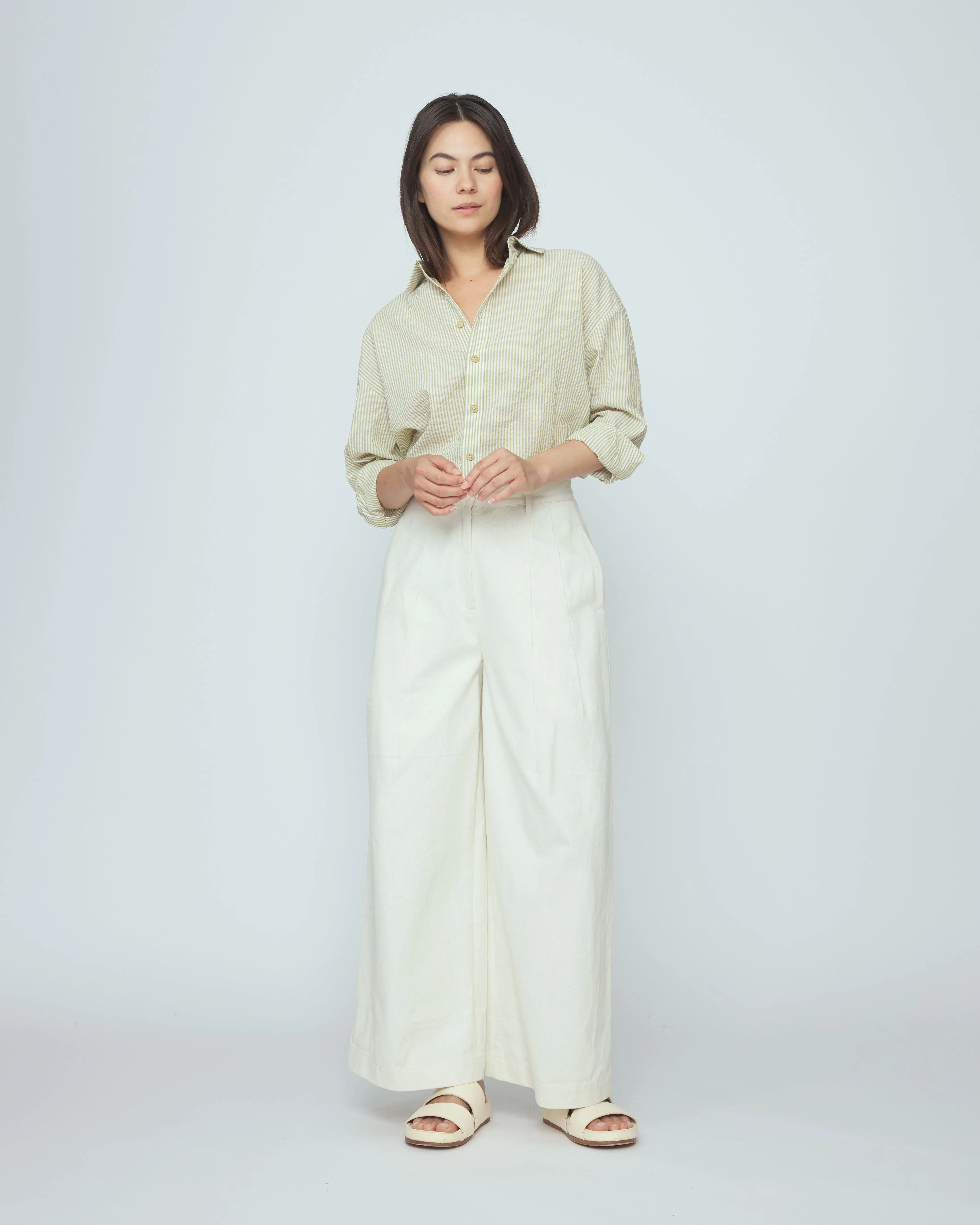 Wide-Legged Skate Trouser - SS26 - Pearl White sold by 7115 by Szeki product image thumbnail 2