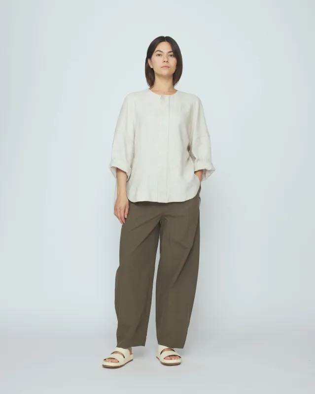 Lantern Shirt Jacket - SS26 - Oatmeal made by 7115 by Szeki