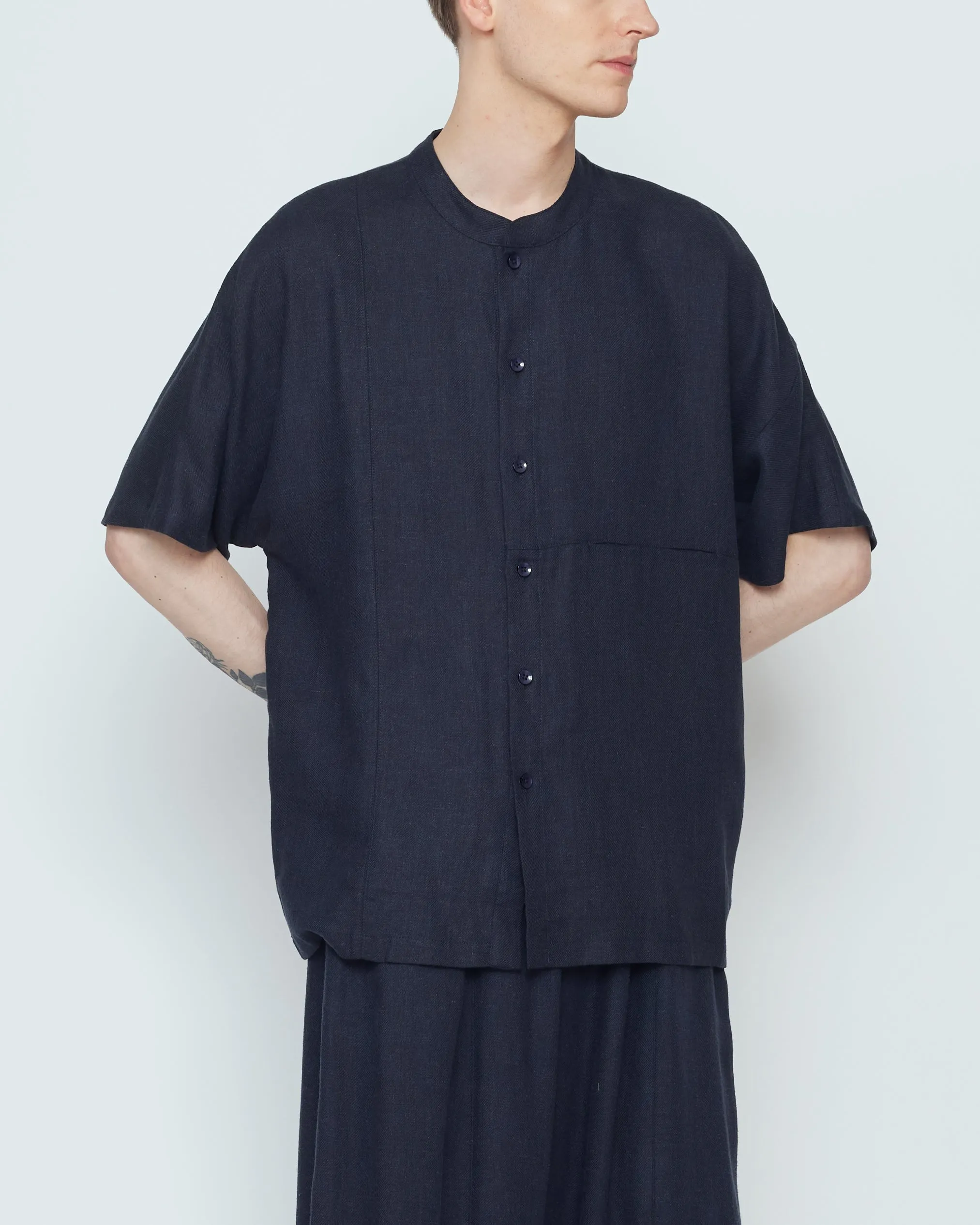 Panel Pocket Shortsleeves - SS26 - Navy Black sold by 7115 by Szeki product image thumbnail 2