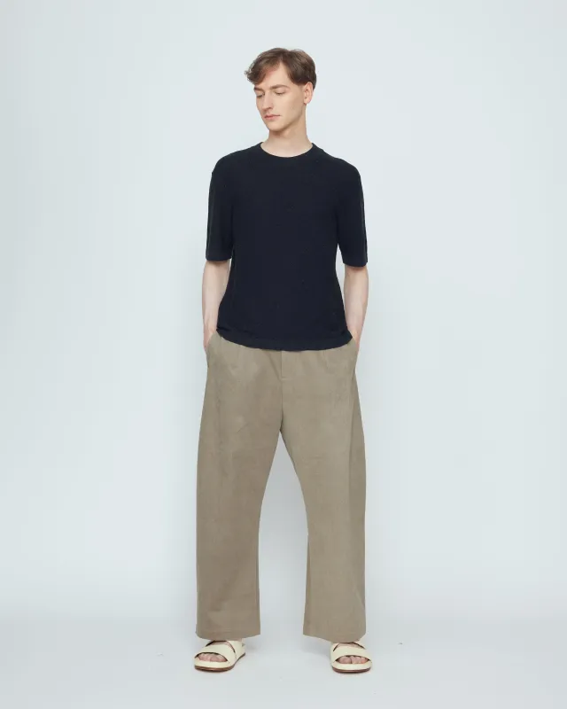 Fine Knit Tee - SS26 - Speckle Black made by 7115 by Szeki