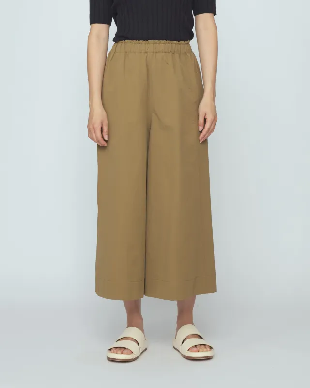 Elastic Culotte - SS26 - Tan Brown made by 7115 by Szeki