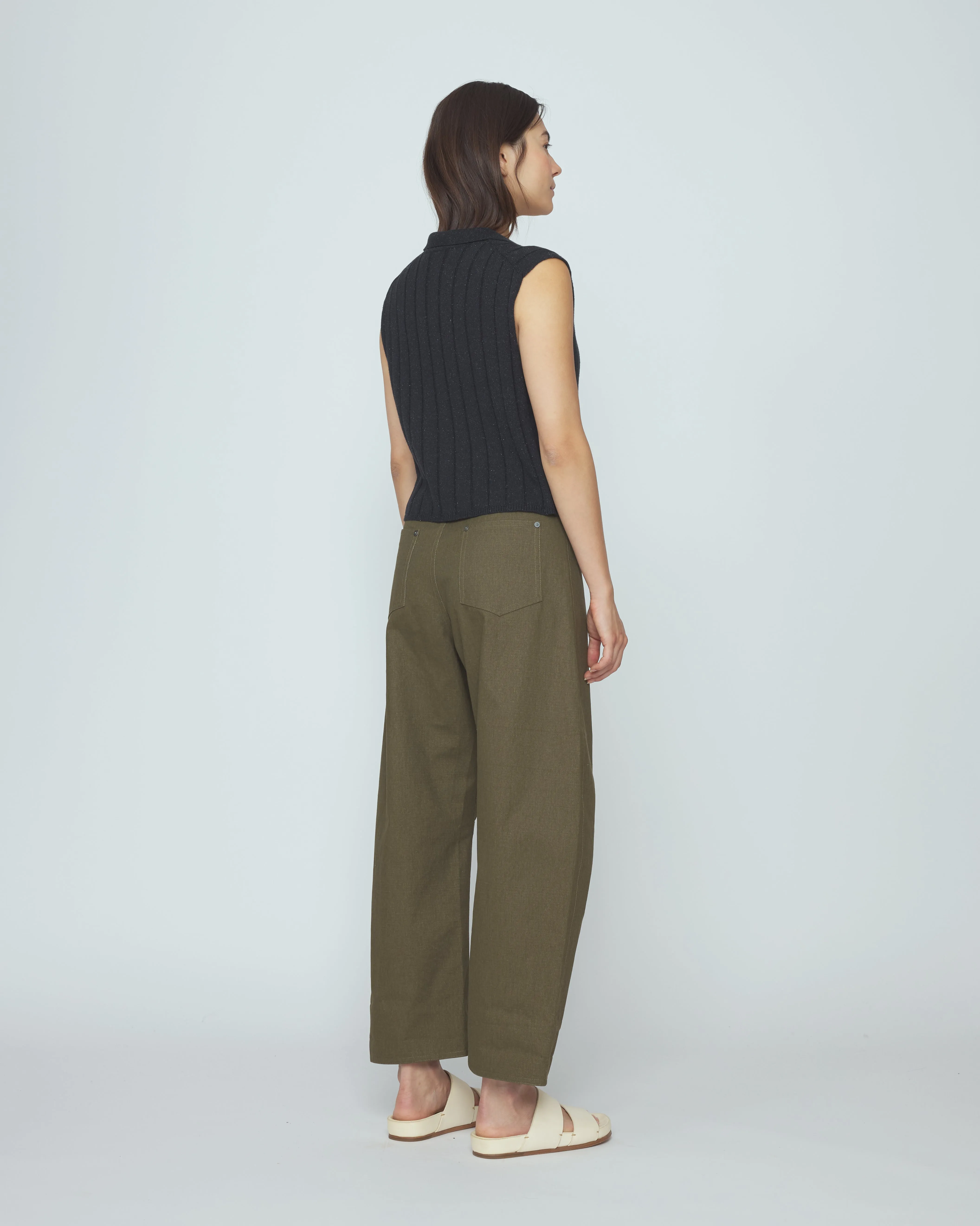 Collared Knit Vest - SS26 - Speckle Black sold by 7115 by Szeki product image thumbnail 4
