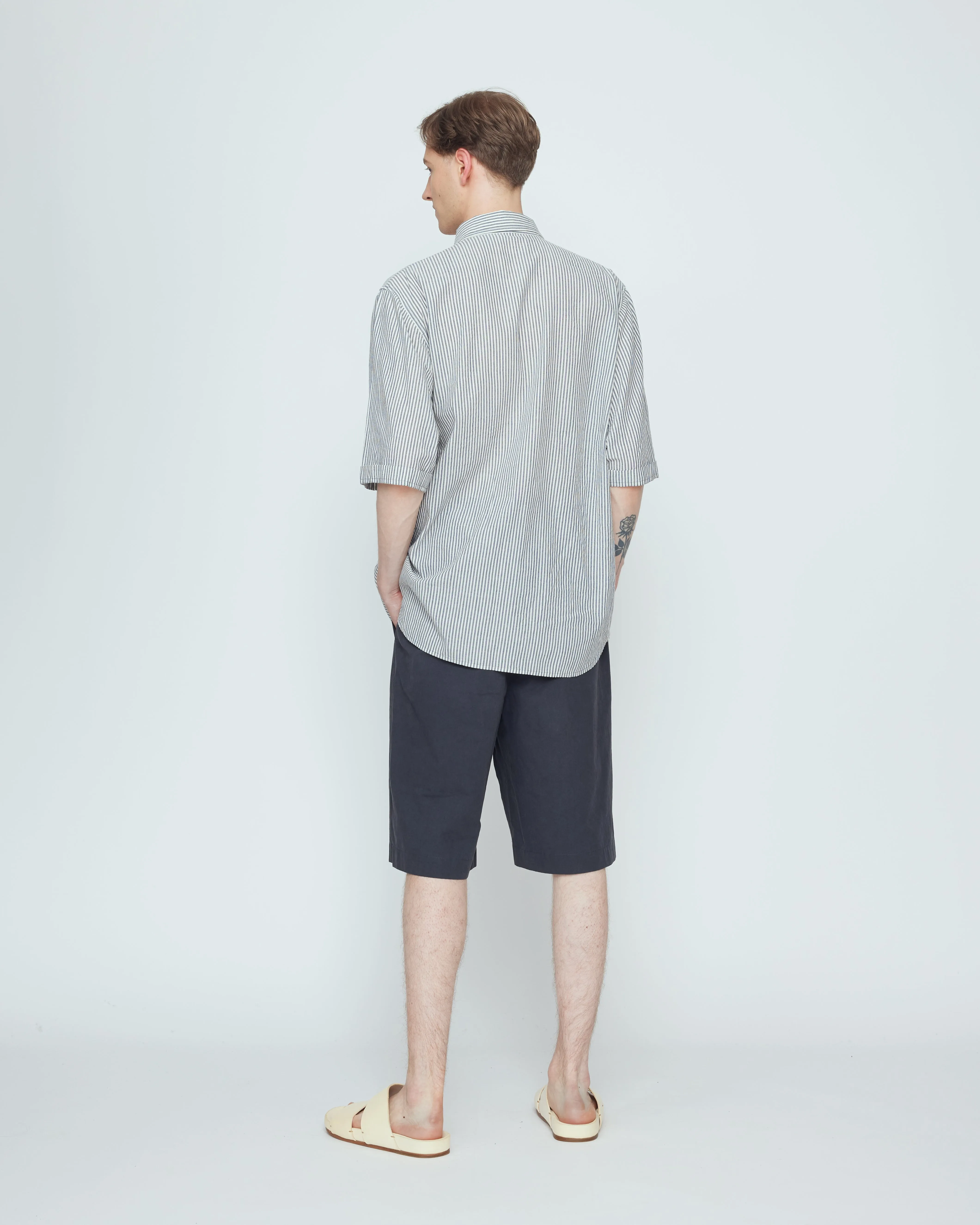 Striped Double Pockets Shirt - SS26 - Navy Stripes sold by 7115 by Szeki product image thumbnail 5