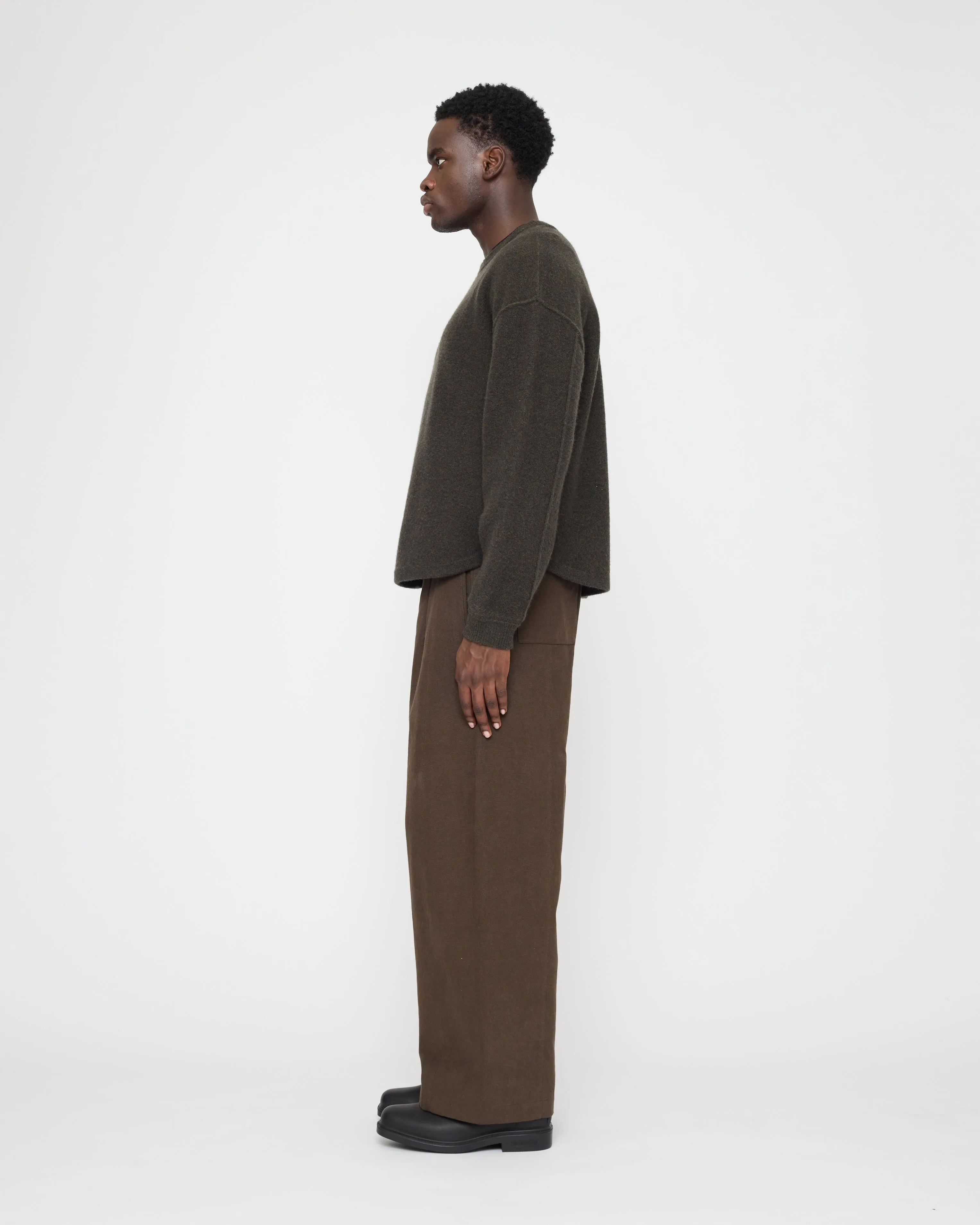 Straight Legged Trouser - FW26 - Taupe Brown sold by 7115 by Szeki product image thumbnail 5