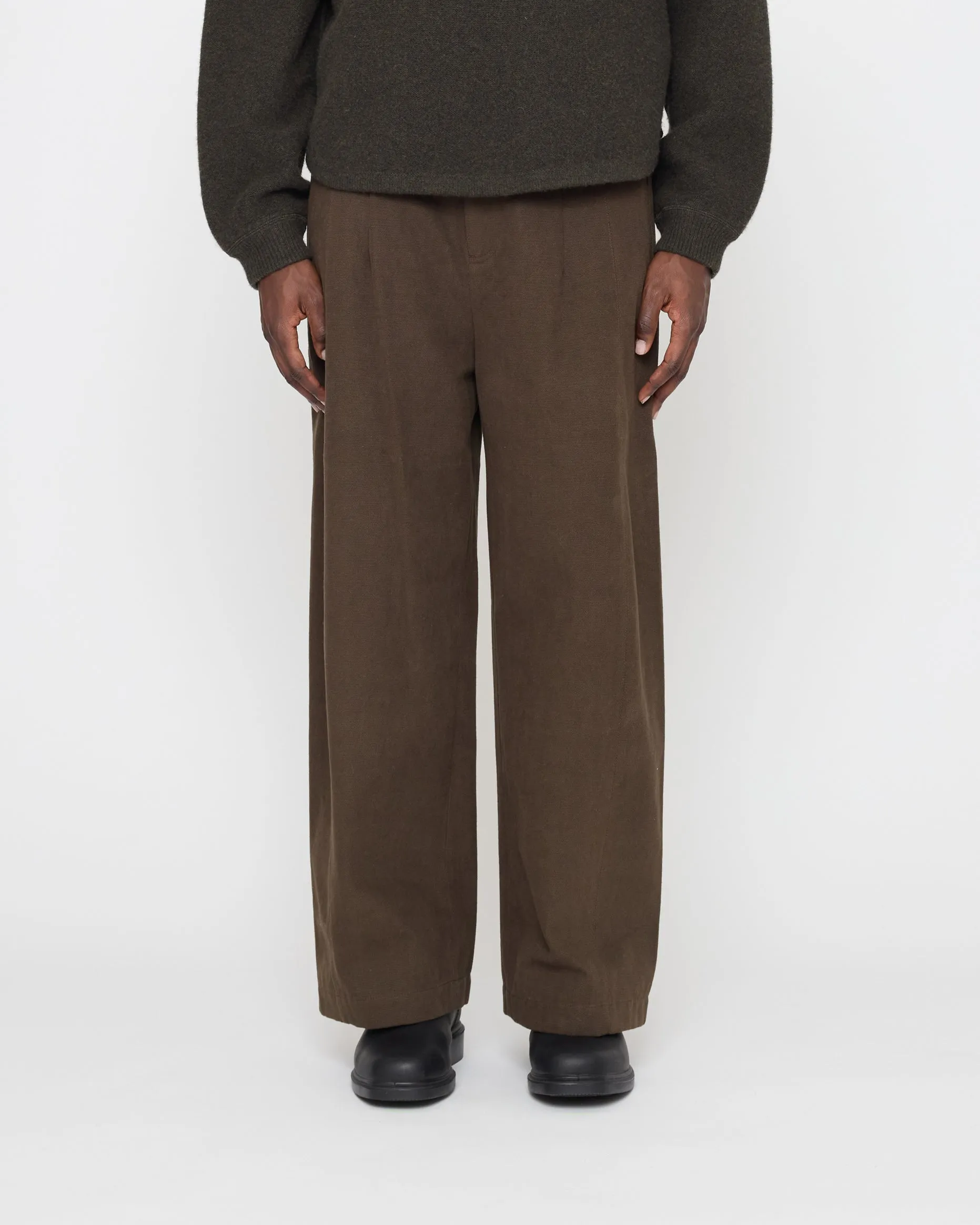 Straight Legged Trouser - FW26 - Taupe Brown sold by 7115 by Szeki