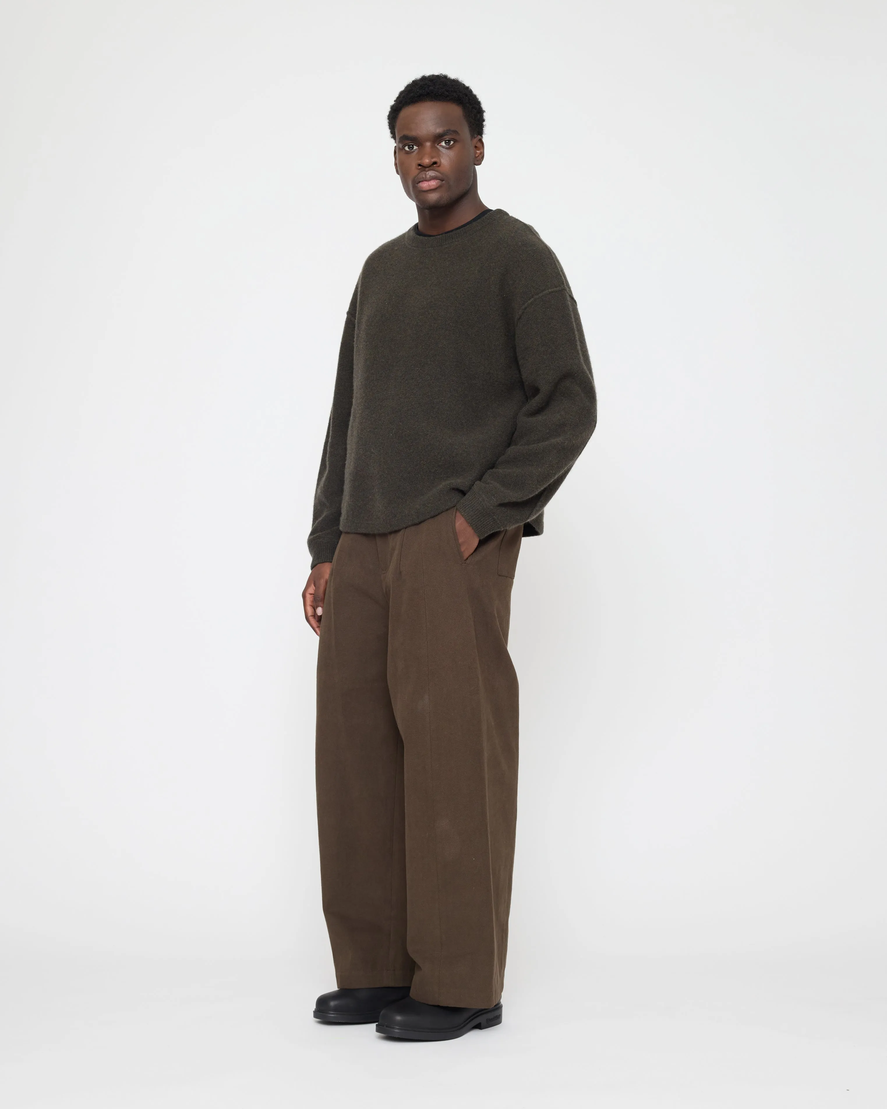 Straight Legged Trouser - FW26 - Taupe Brown sold by 7115 by Szeki product image thumbnail 4
