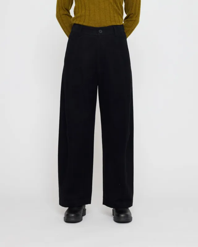 Straight Legged Trouser - FW26 - Black made by 7115 by Szeki