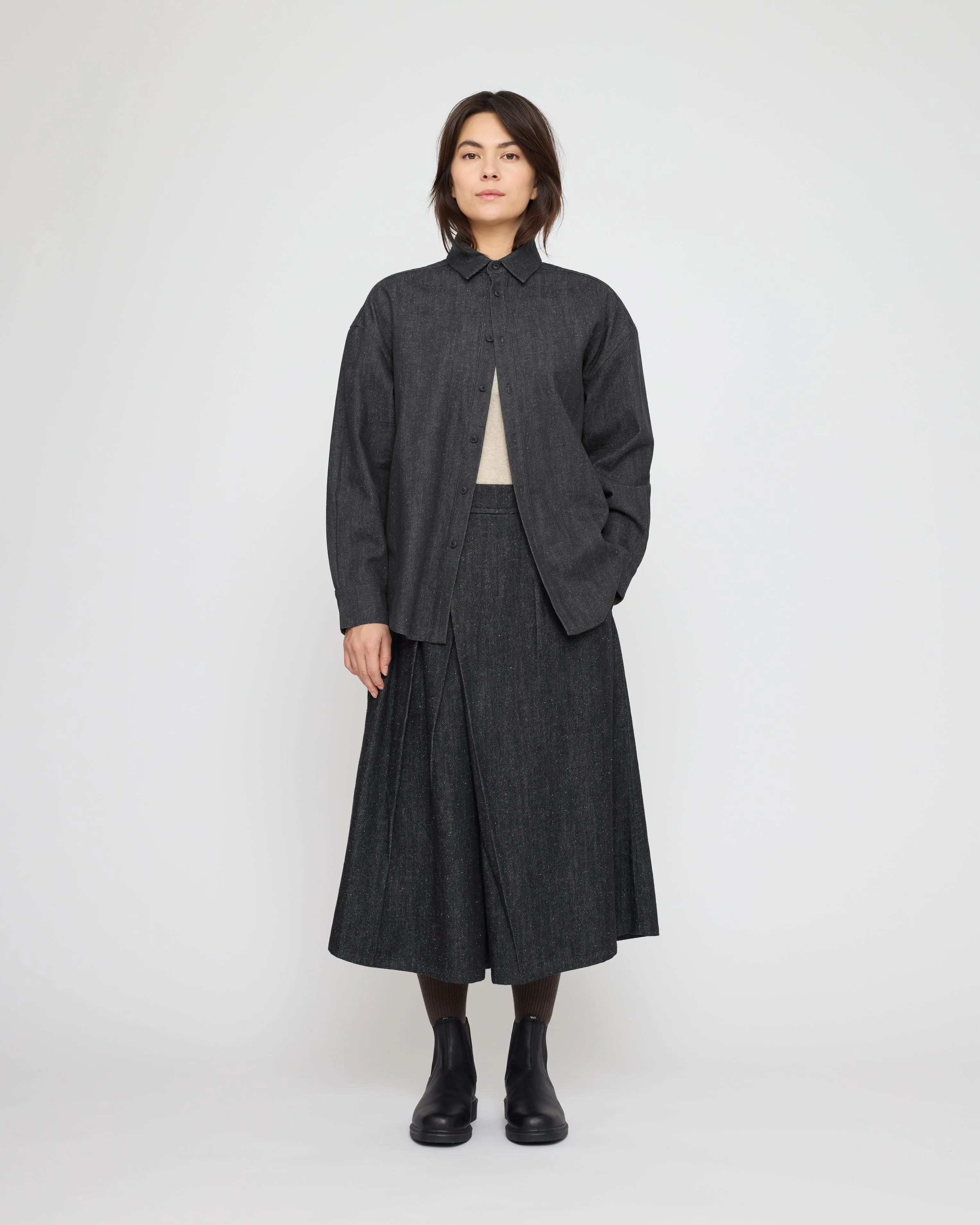 Unisex Dolman Shirt - Soft Denim Edition - FW26 - Black sold by 7115 by Szeki product image thumbnail 2