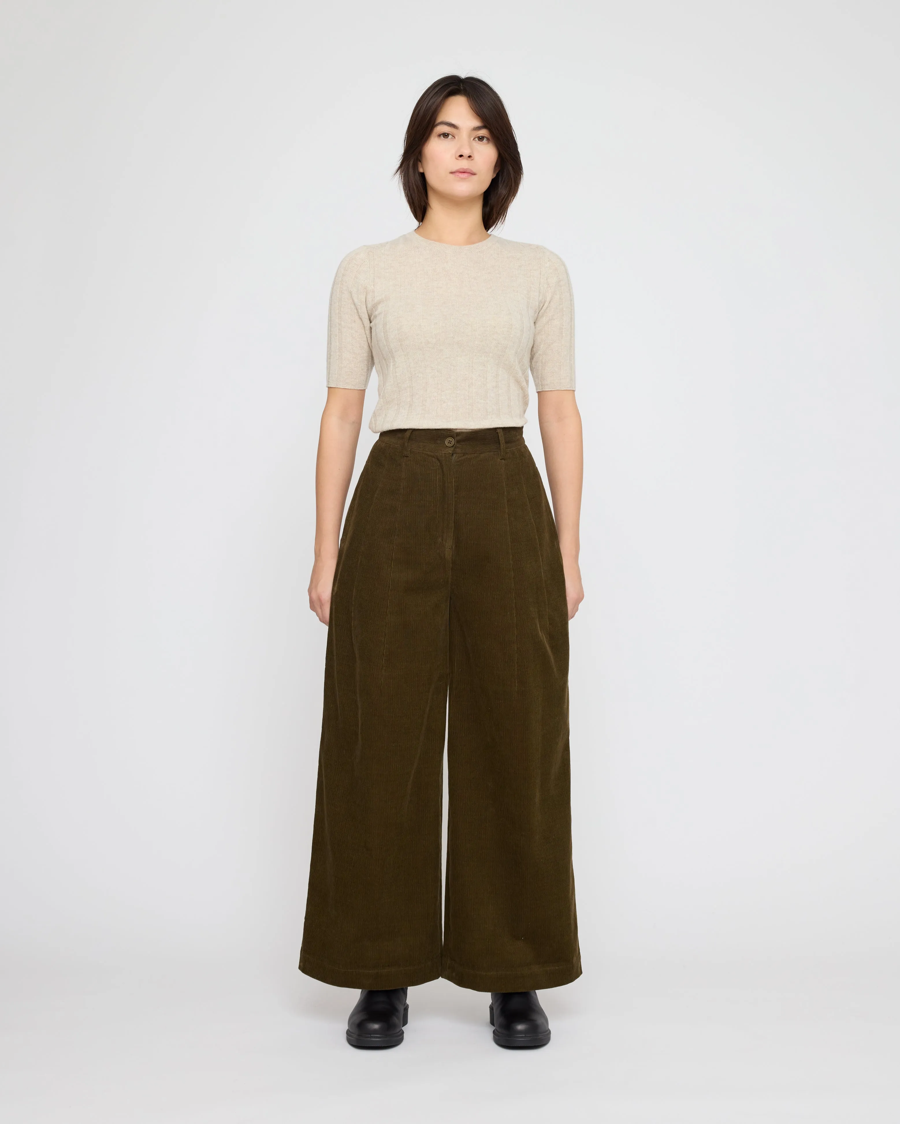 Ribbed Short Sleeves - FW26 - Sand Beige sold by 7115 by Szeki product image thumbnail 2