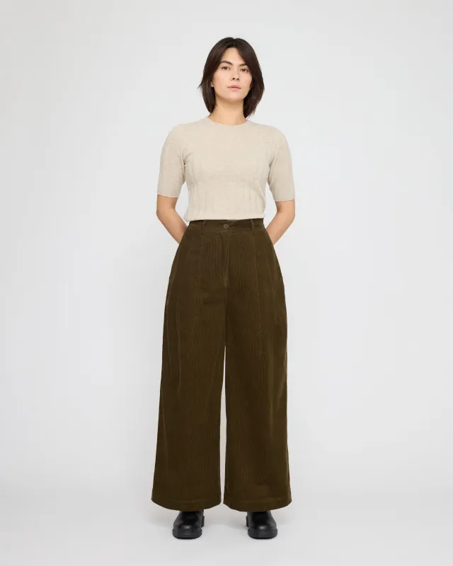 Ribbed Short Sleeves - FW26 - Sand Beige made by 7115 by Szeki