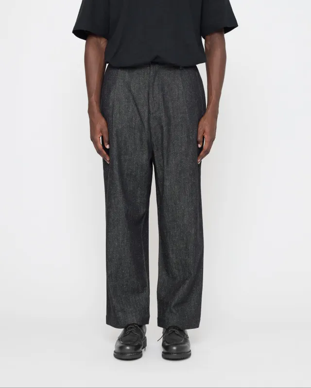 Drop-Crotch Trouser - Soft Denim Edition - FW26 - Black made by 7115 by Szeki