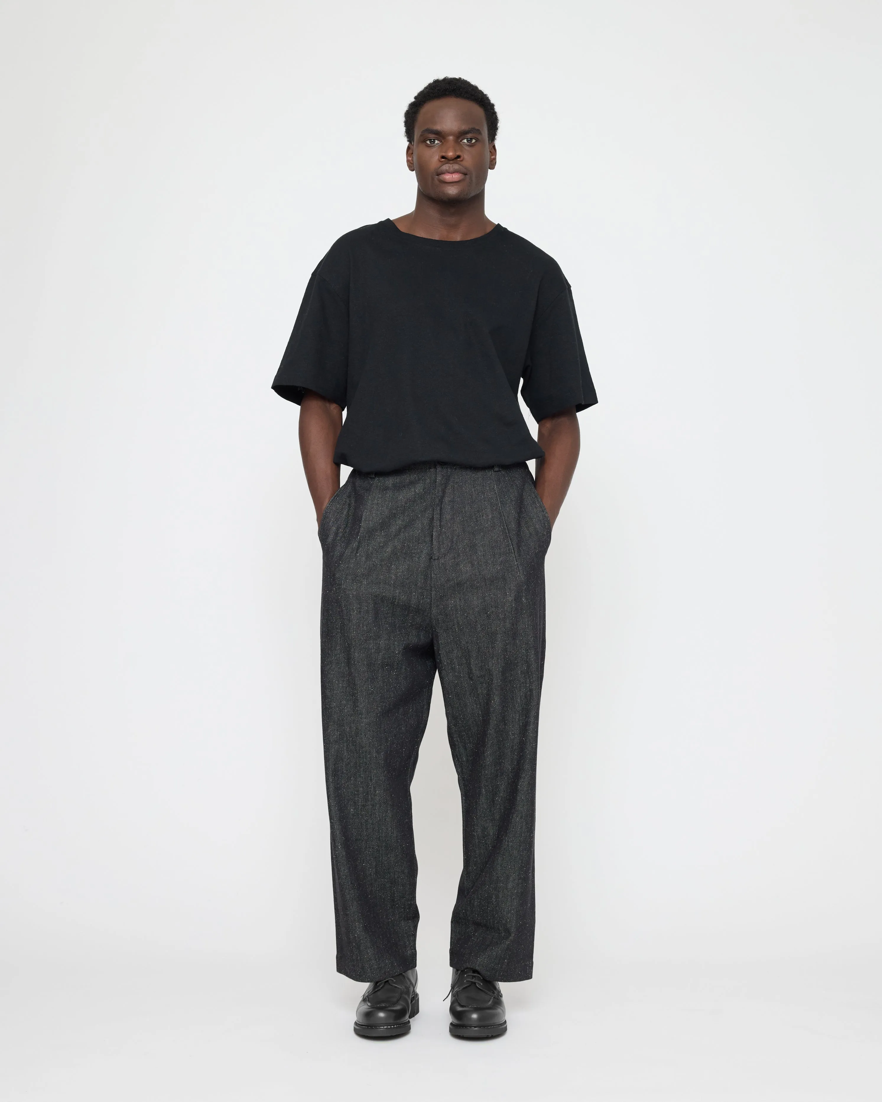 Drop-Crotch Trouser - Soft Denim Edition - FW26 - Black sold by 7115 by Szeki product image thumbnail 2