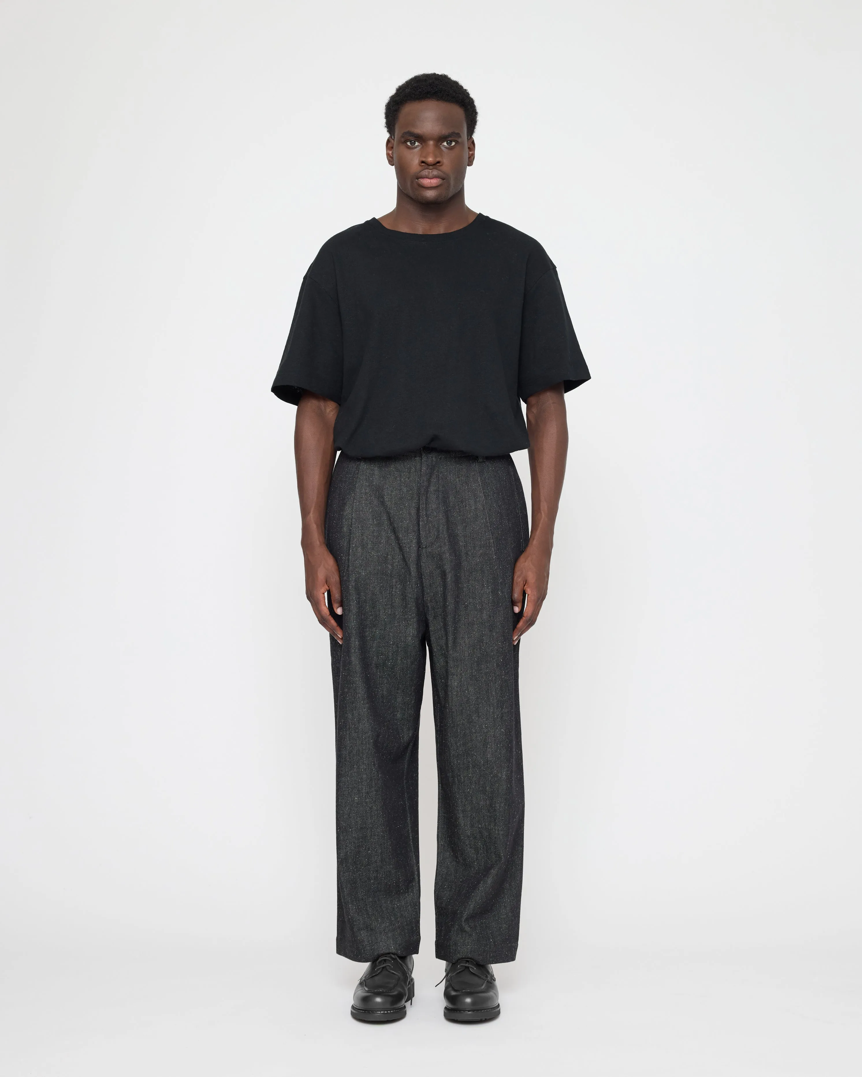 Drop-Crotch Trouser - Soft Denim Edition - FW26 - Black sold by 7115 by Szeki product image thumbnail 3