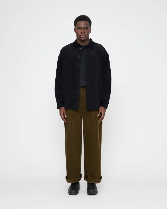Unisex Dolman Shirt - Corduroy Edition - FW26 - Black Corduroy made by 7115 by Szeki