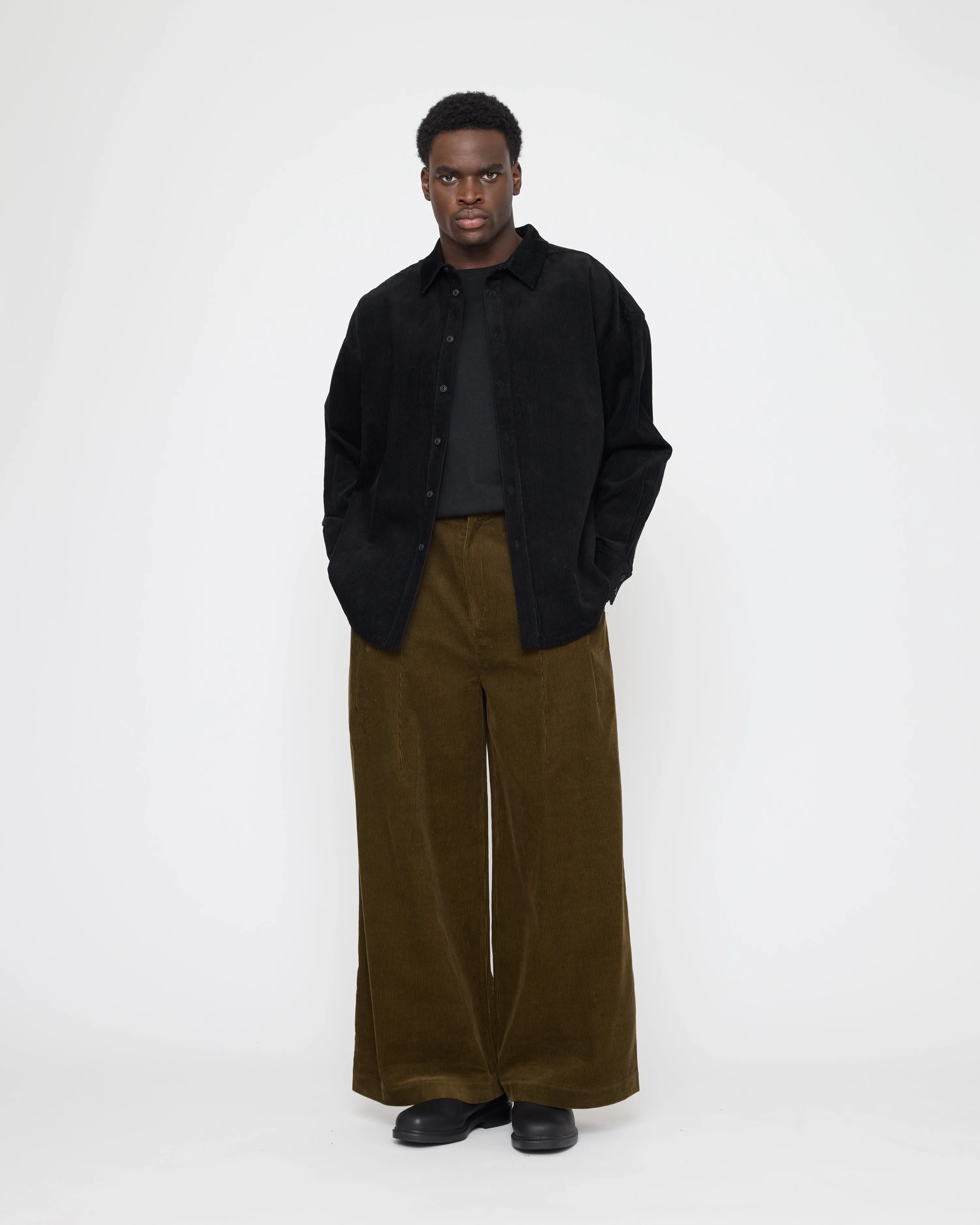 Unisex Dolman Shirt - Corduroy Edition - FW26 - Black Corduroy sold by 7115 by Szeki product image thumbnail 2