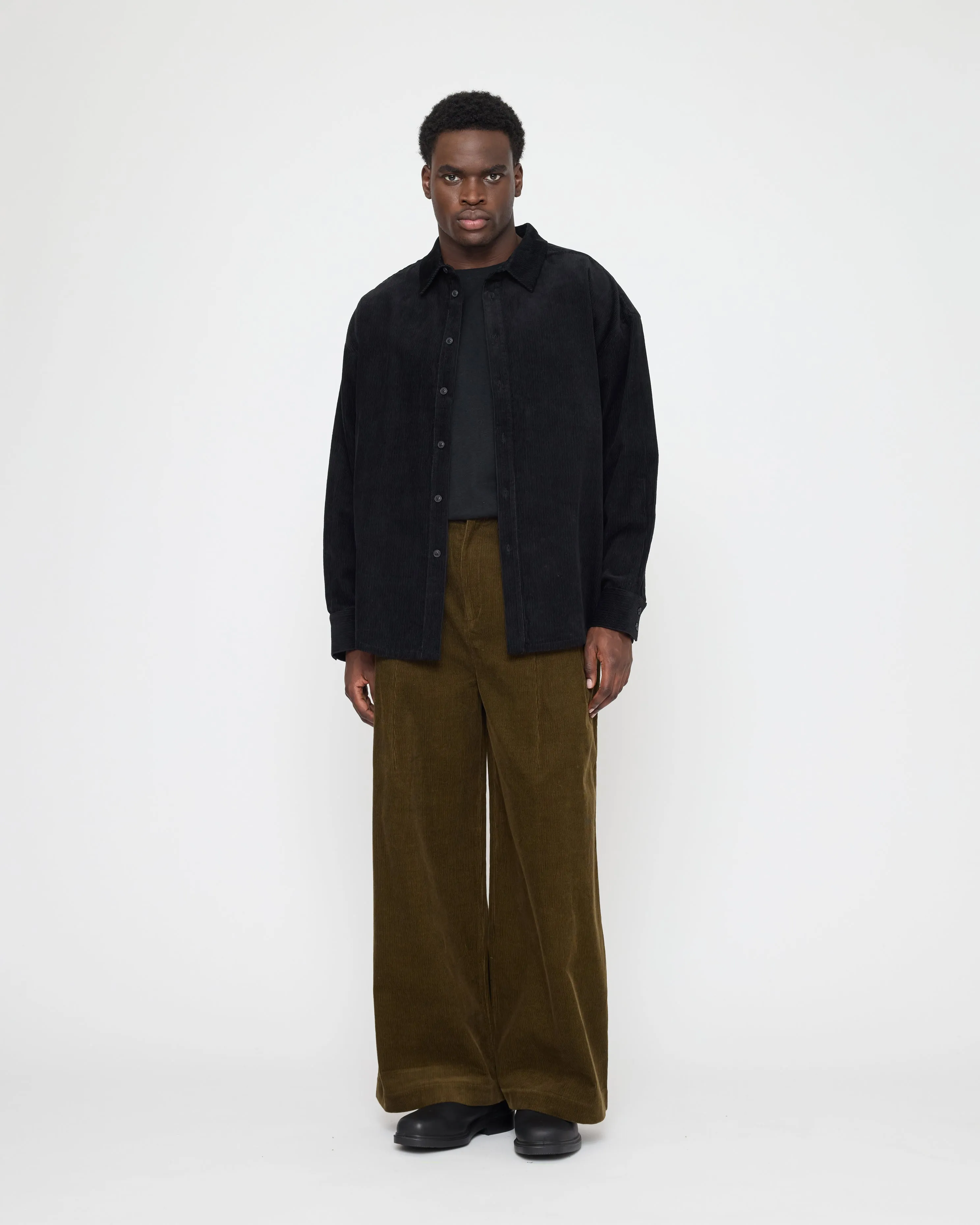Unisex Dolman Shirt - Corduroy Edition - FW26 - Black Corduroy sold by 7115 by Szeki product image thumbnail 3