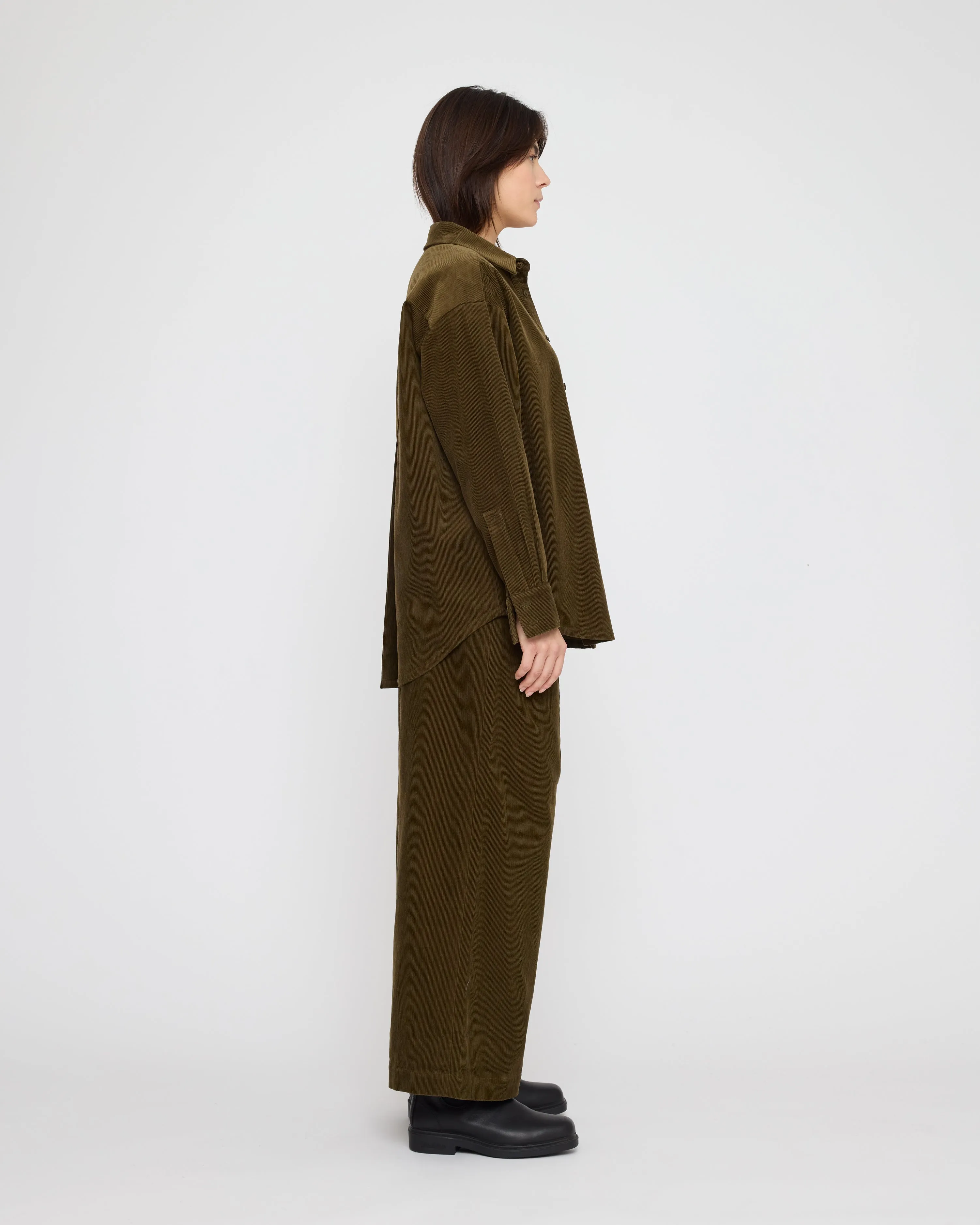 Unisex Dolman Shirt - Corduroy Edition - FW26 - Olive Corduroy sold by 7115 by Szeki product image thumbnail 5