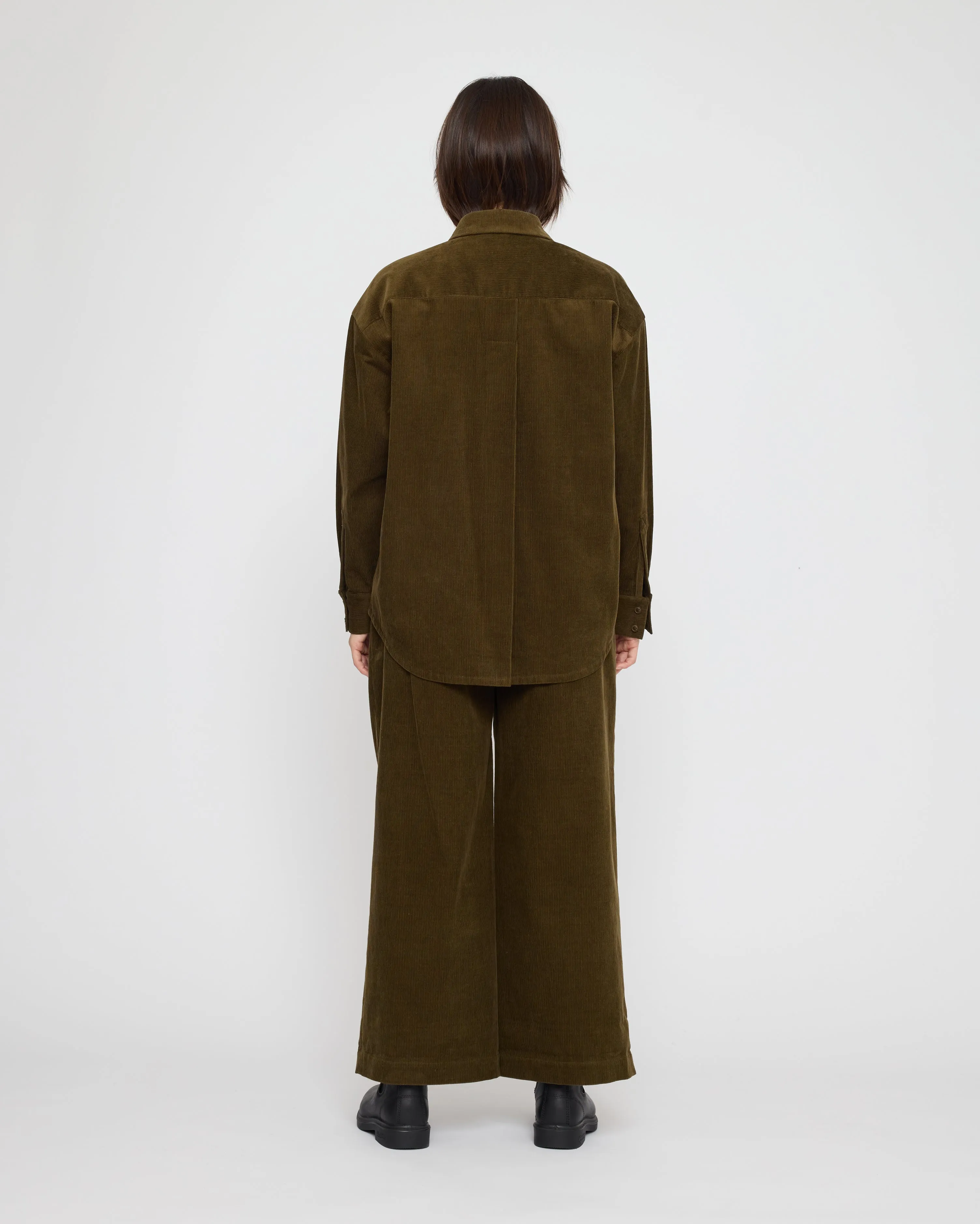 Unisex Dolman Shirt - Corduroy Edition - FW26 - Olive Corduroy sold by 7115 by Szeki product image thumbnail 4