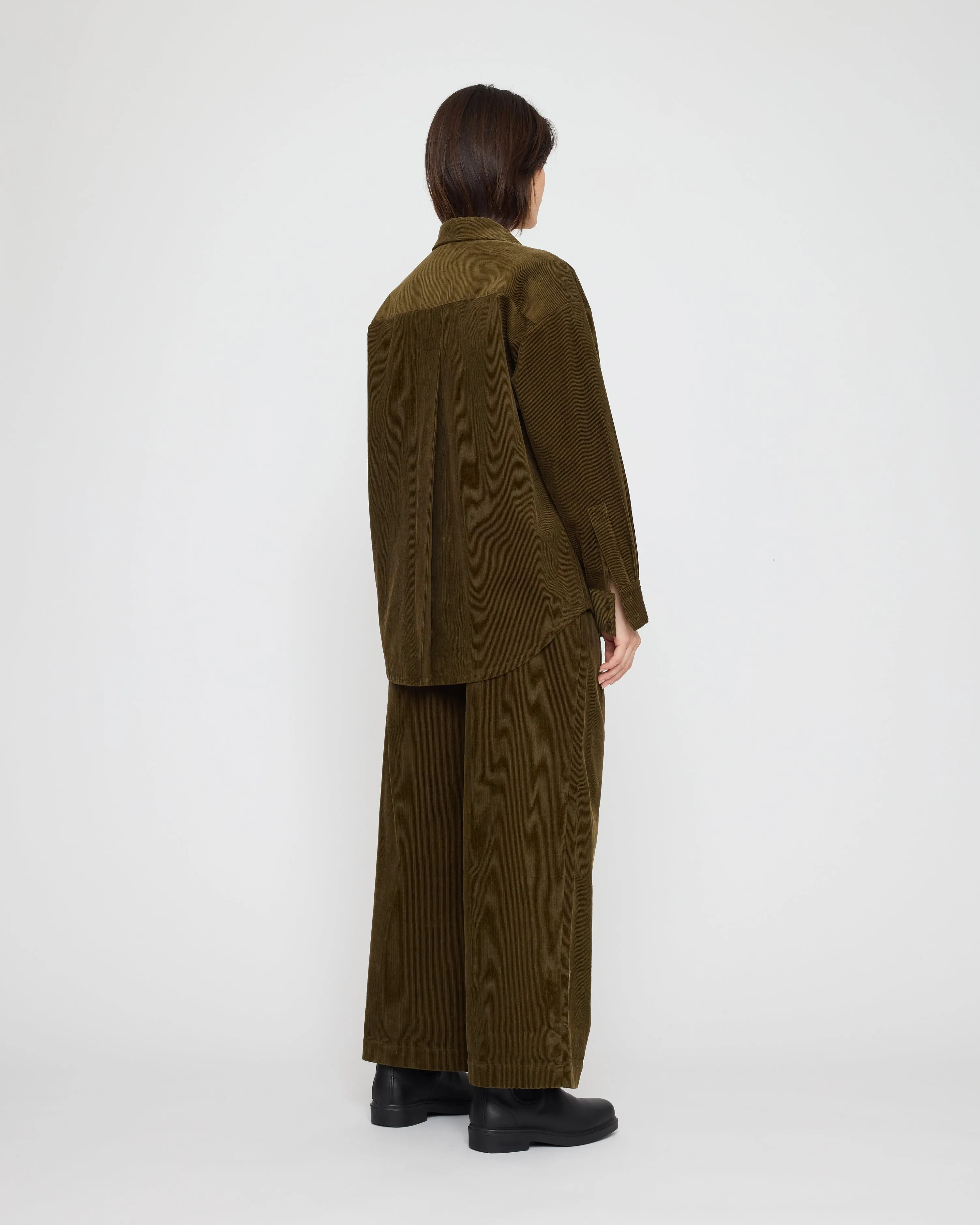 Unisex Dolman Shirt - Corduroy Edition - FW26 - Olive Corduroy sold by 7115 by Szeki product image thumbnail 3
