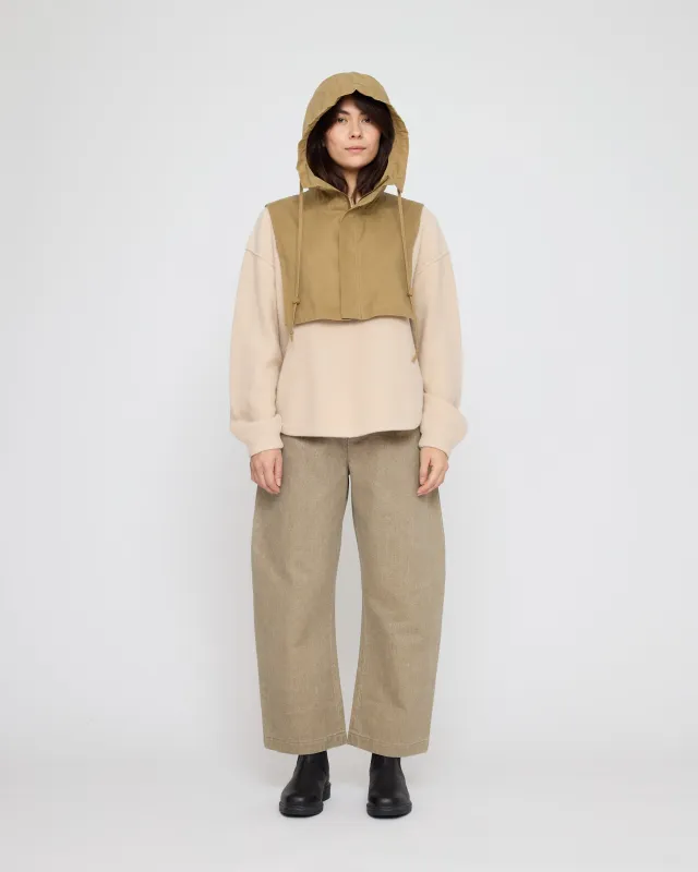 Waxed Hooded Vest - FW26 - Tan made by 7115 by Szeki