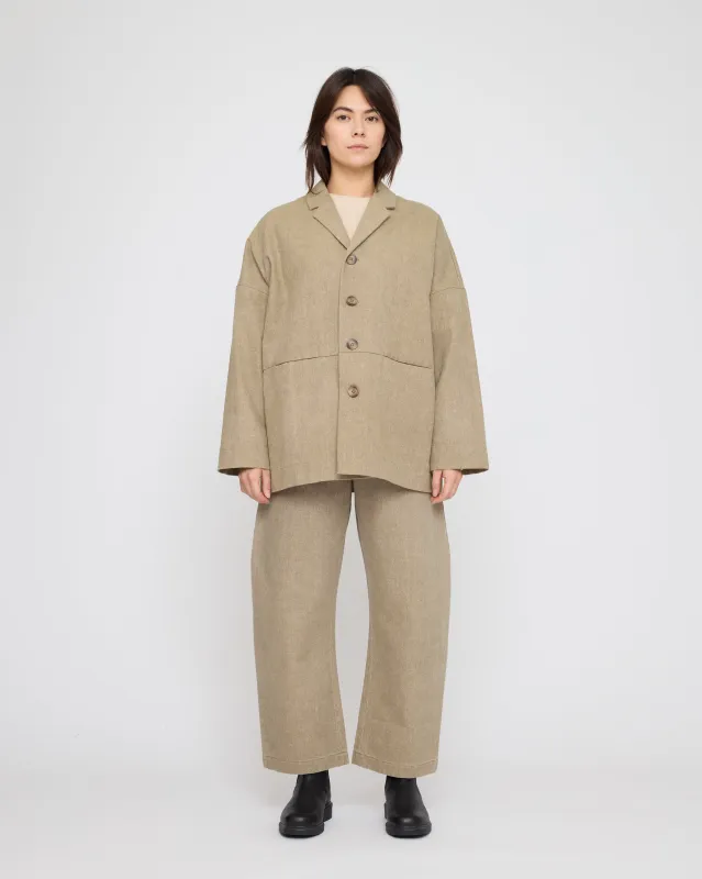 Oversized Blazer - FW26 - Washed Tan made by 7115 by Szeki