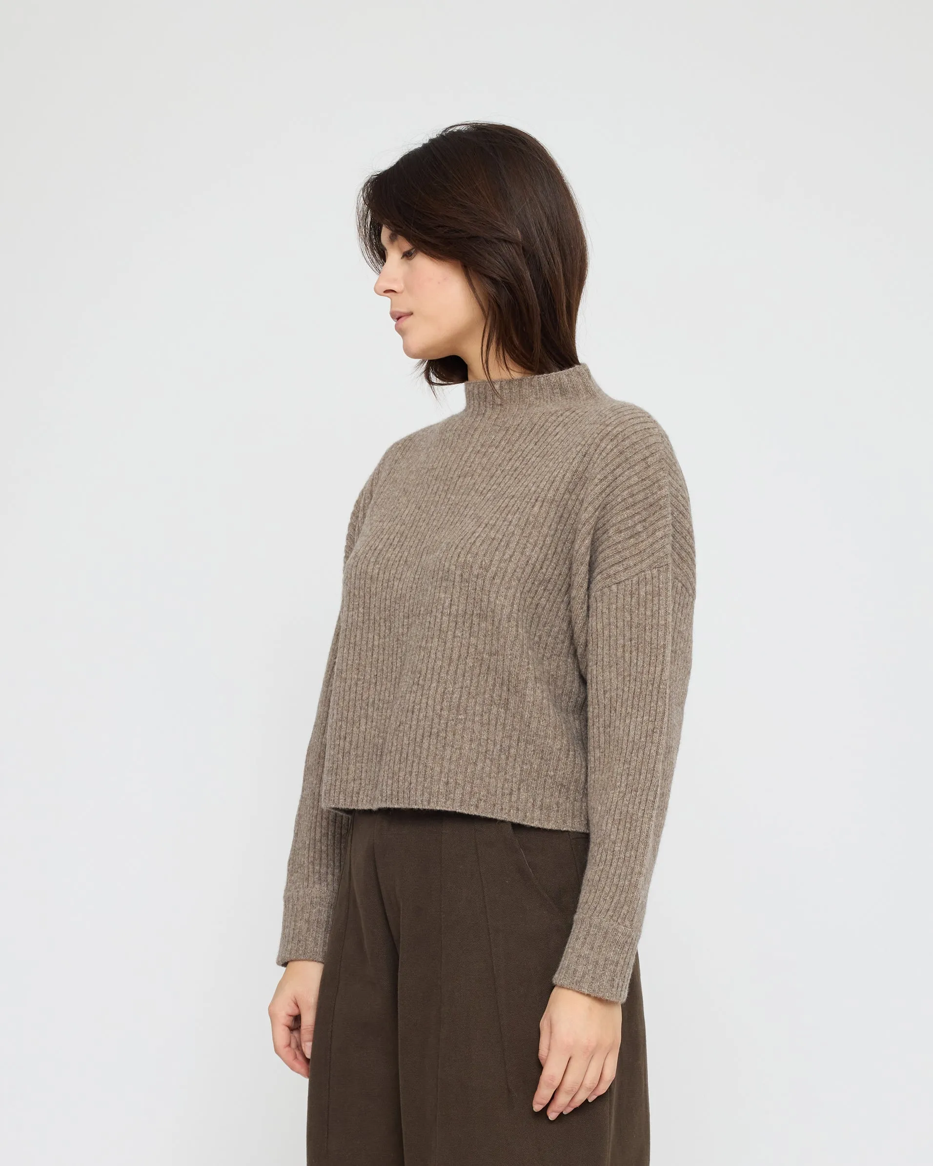 Signature Ribbed Mockneck - Yak Edition - Taupe sold by 7115 by Szeki product image thumbnail 2