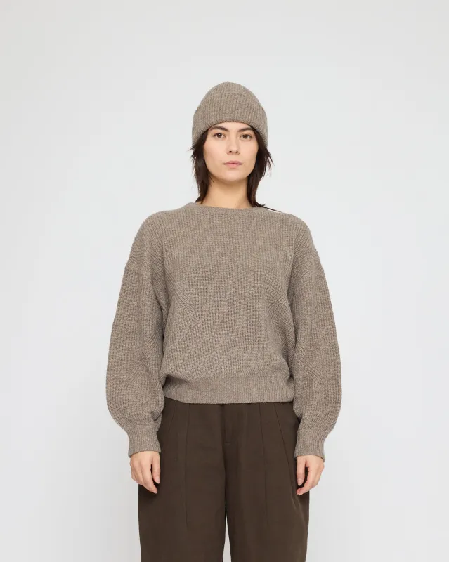 Signature Yak Beanie - Taupe made by 7115 by Szeki