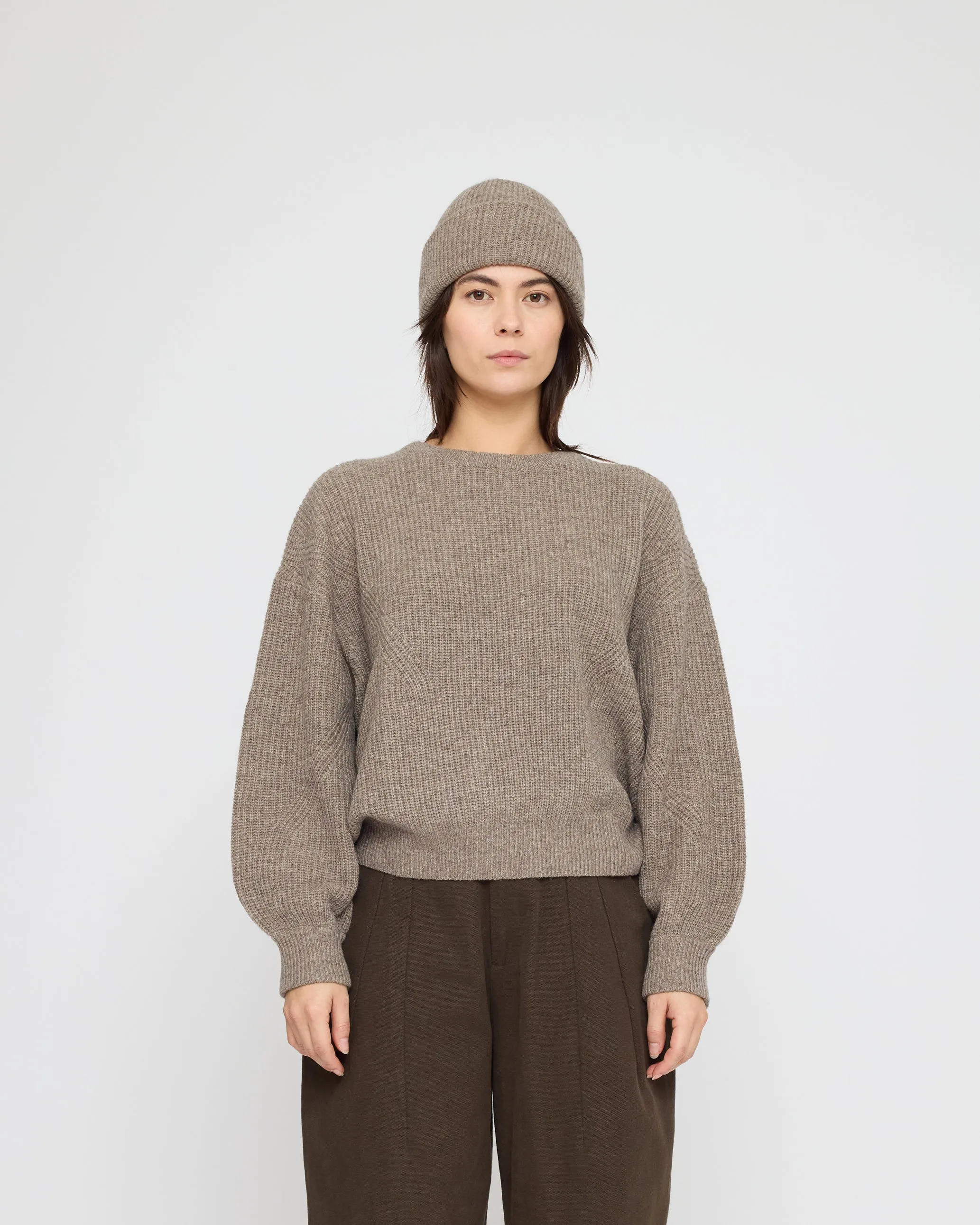Signature Yak Beanie - Taupe sold by 7115 by Szeki