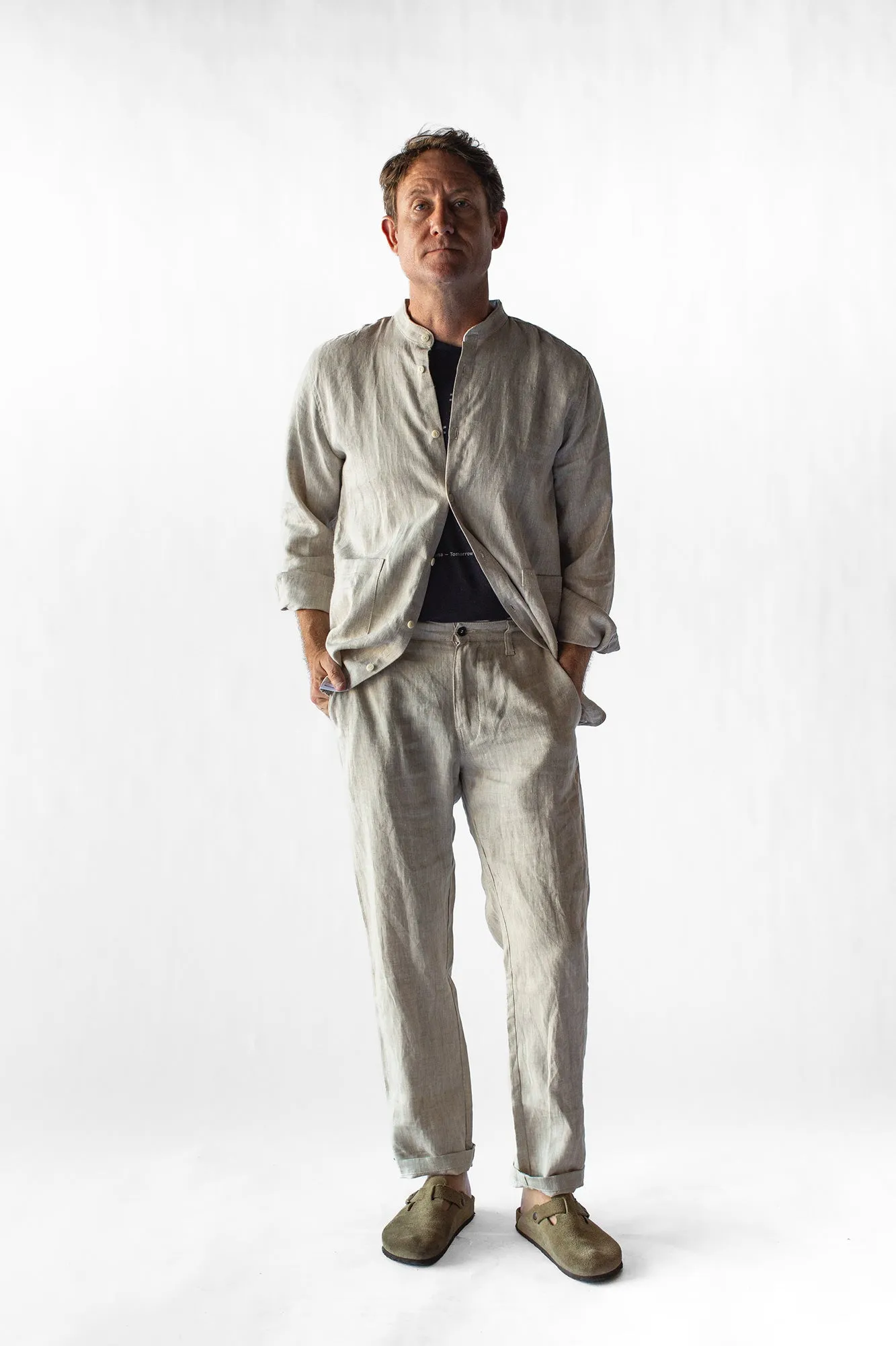 Coyota Shirt - Oatmeal Linen sold by Manyana product image thumbnail 2