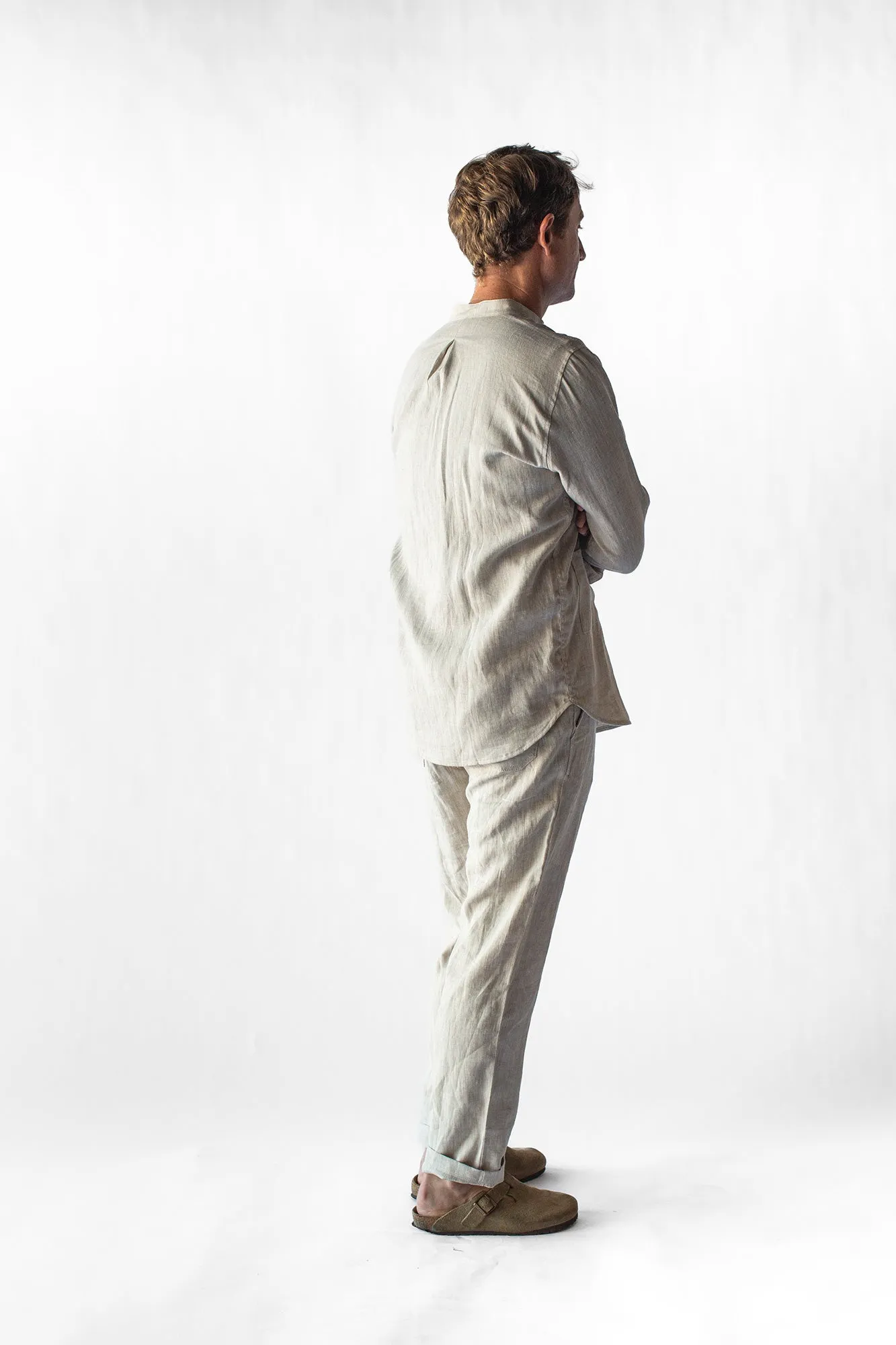 Coyota Shirt - Oatmeal Linen sold by Manyana product image thumbnail 3