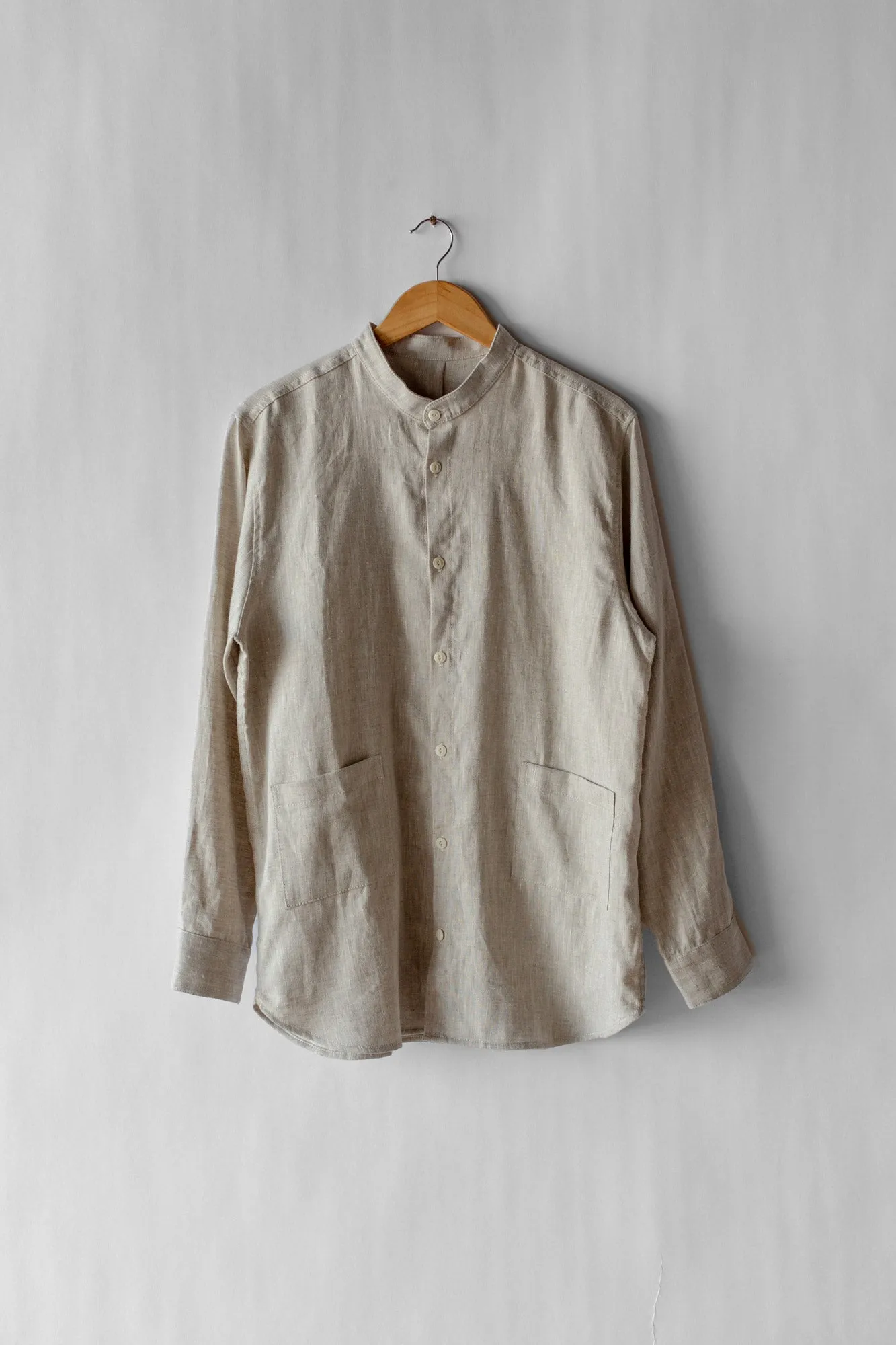 Coyota Shirt - Oatmeal Linen sold by Manyana