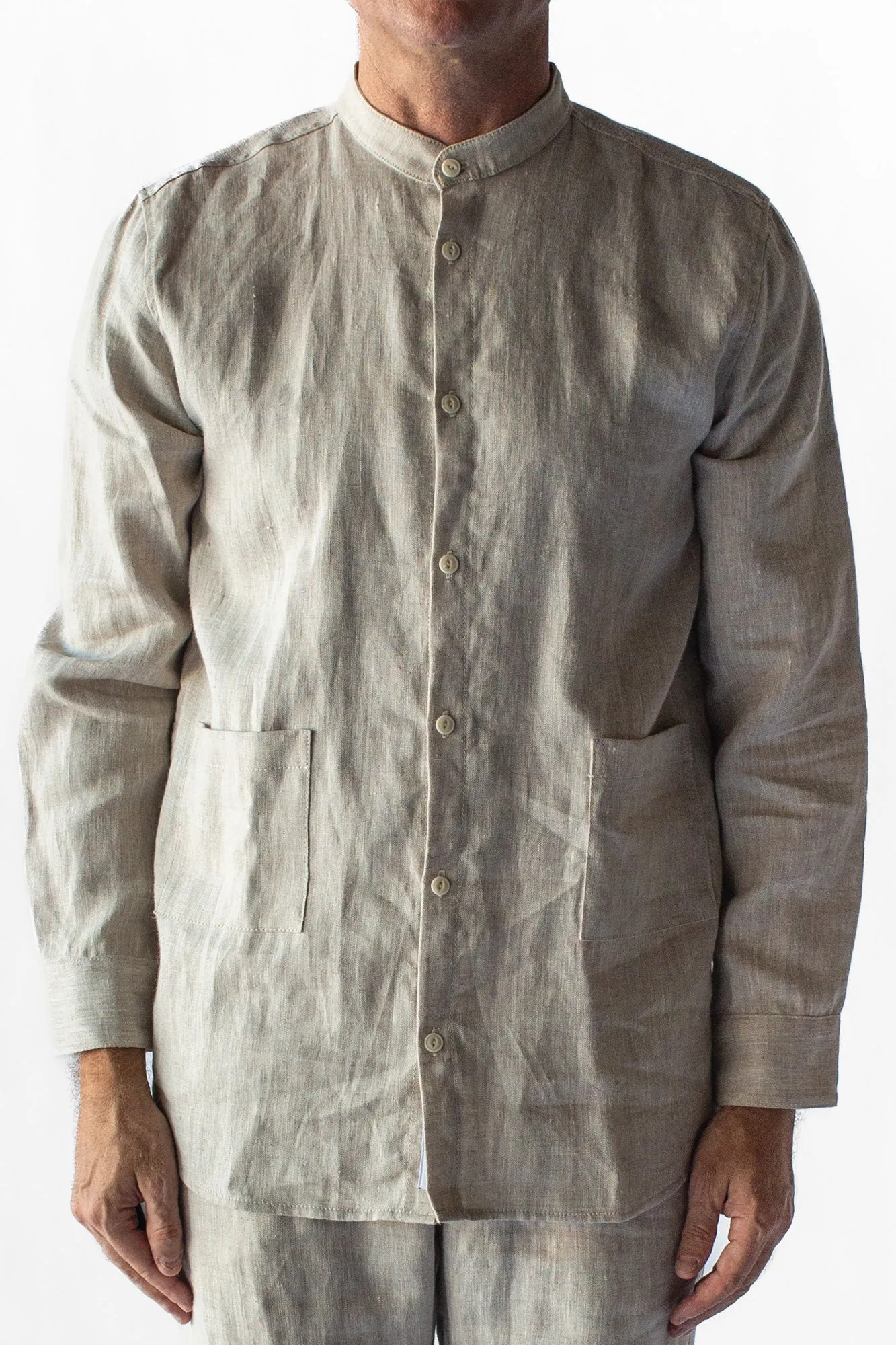 Coyota Shirt - Oatmeal Linen sold by Manyana product image thumbnail 5