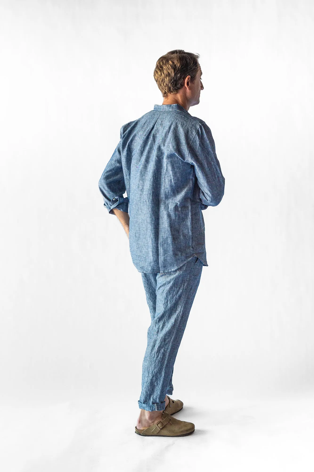 Coyota Shirt - Chambray Denim Linen sold by Manyana product image thumbnail 3