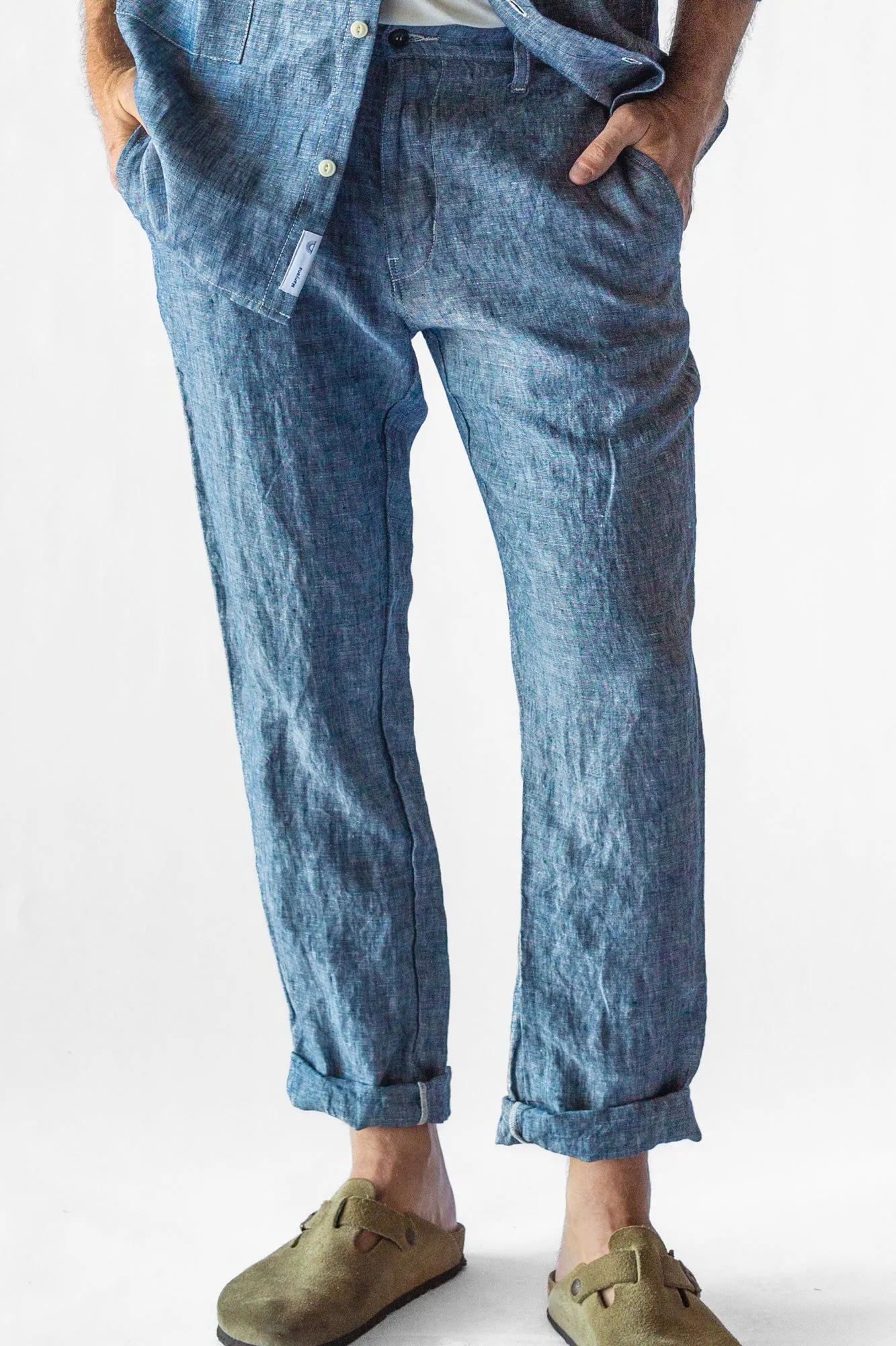 Coyote Pant - Chambray Denim Linen sold by Manyana product image thumbnail 2