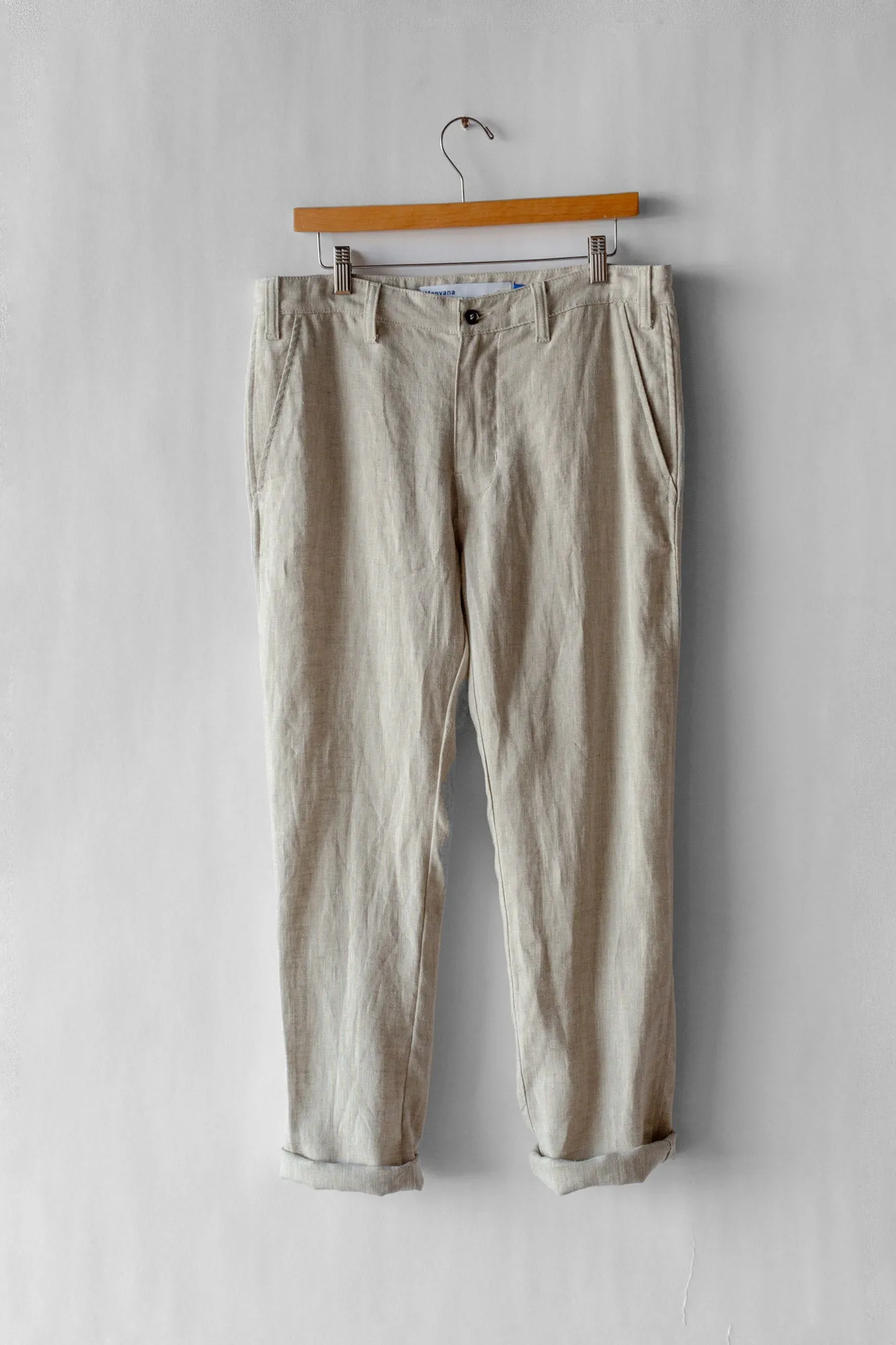 Coyote Pant - Oatmeal Linen sold by Manyana