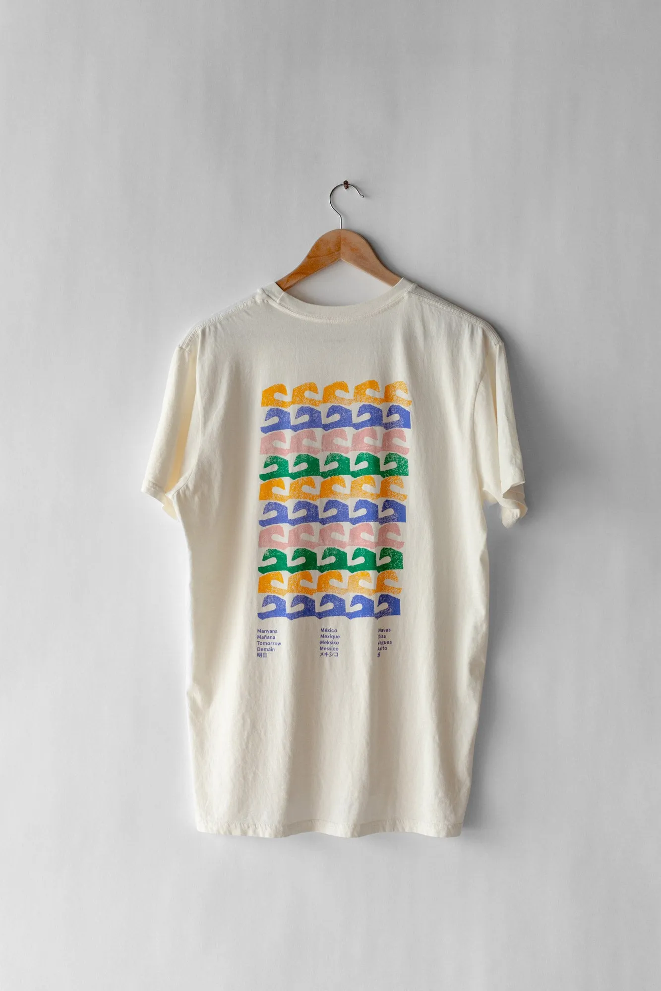 Waves T-Shirt - Ecru sold by Manyana